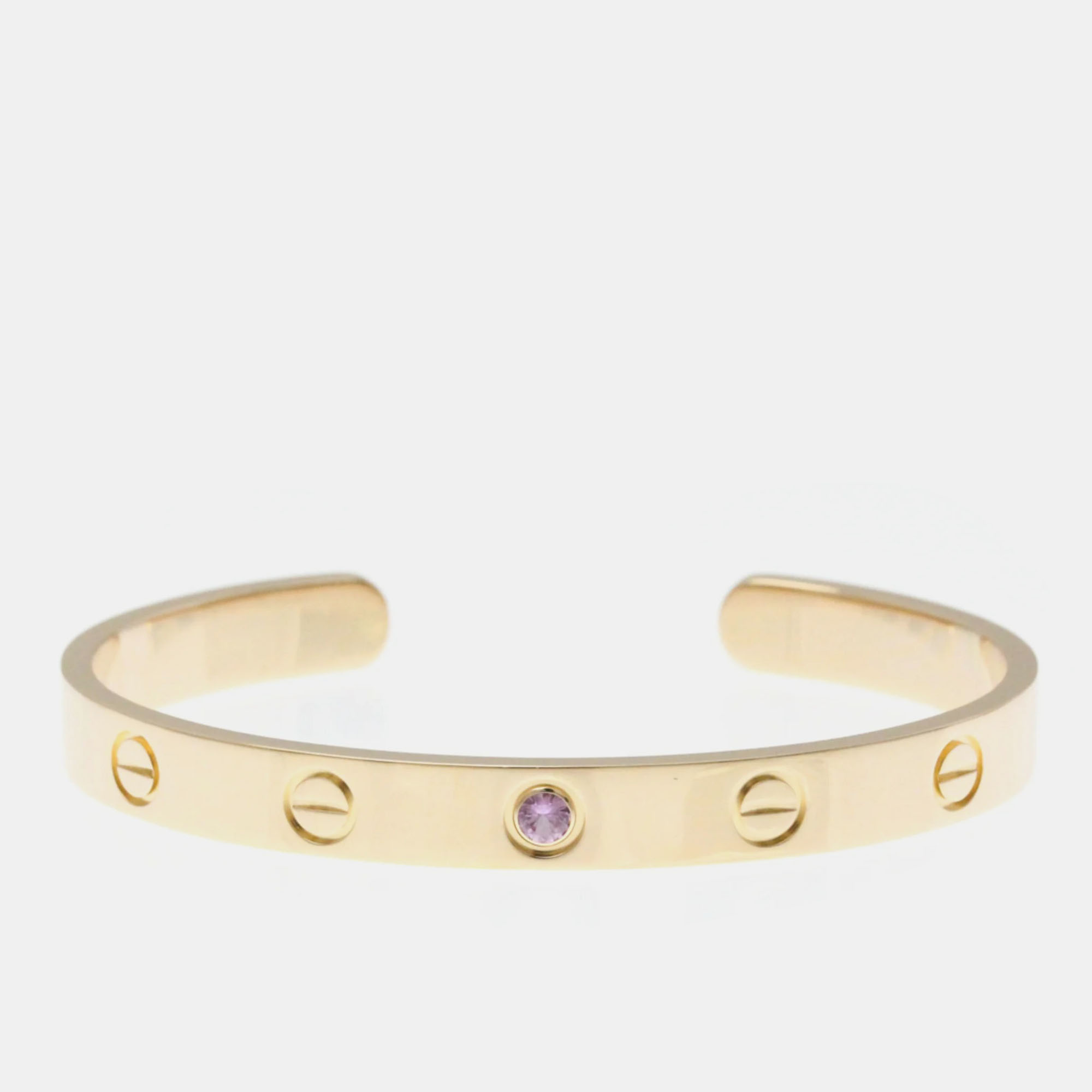 

Cartier 18K Rose Gold and Sapphire Love Bracelet