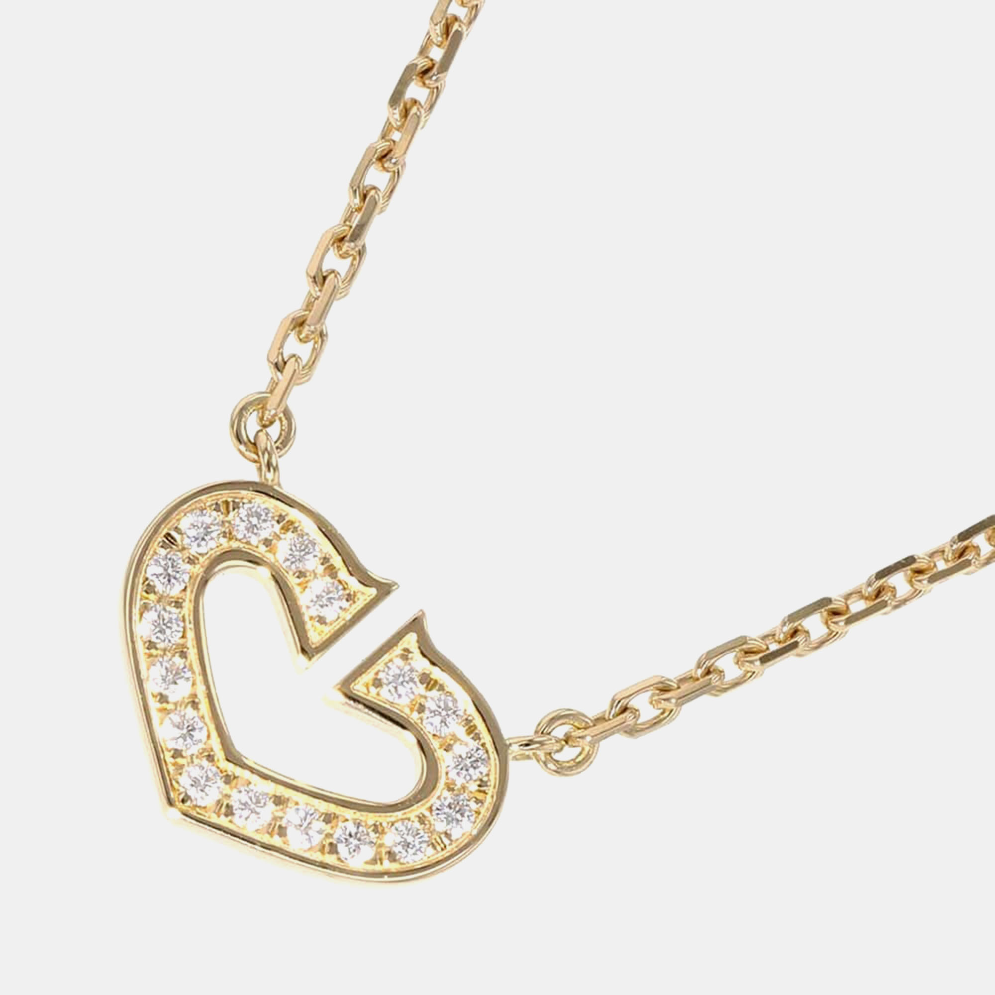 

Cartier 18K Yellow Gold Heart of Cartier Diamonds Pendant Necklace