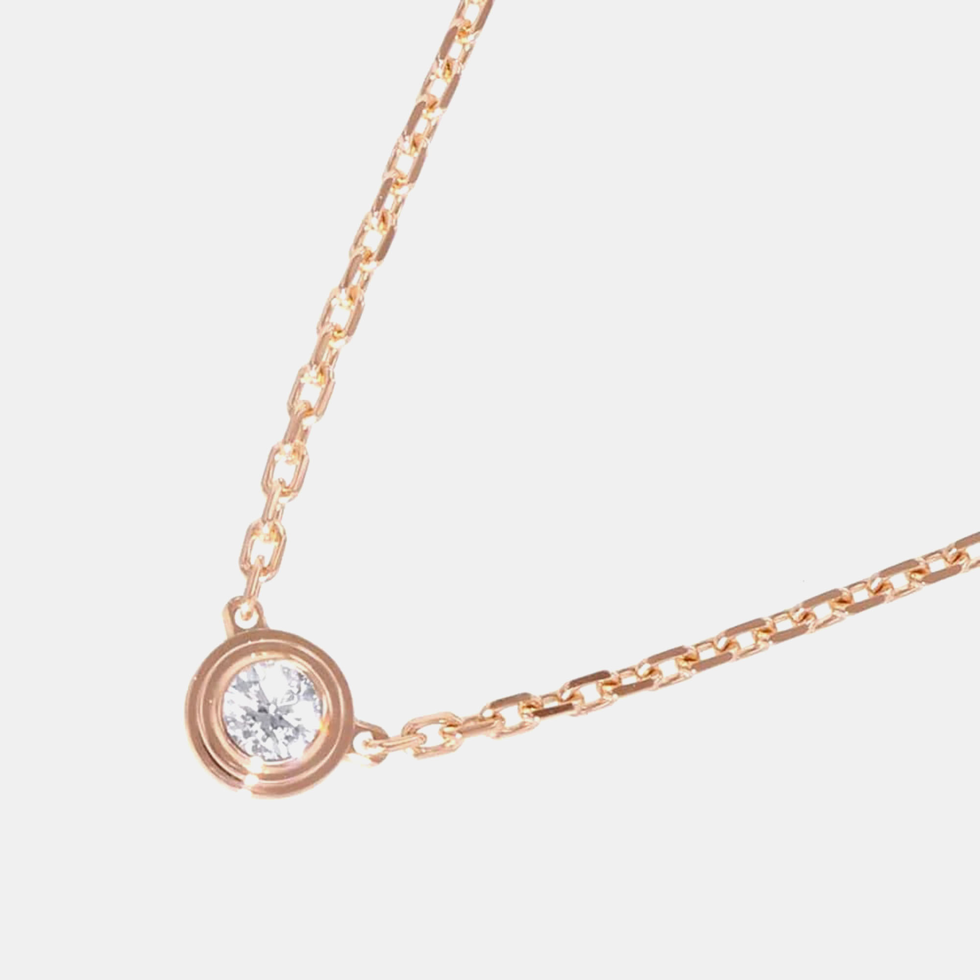 

Cartier 18K Pink Gold D'amour 1P Diamond Necklace