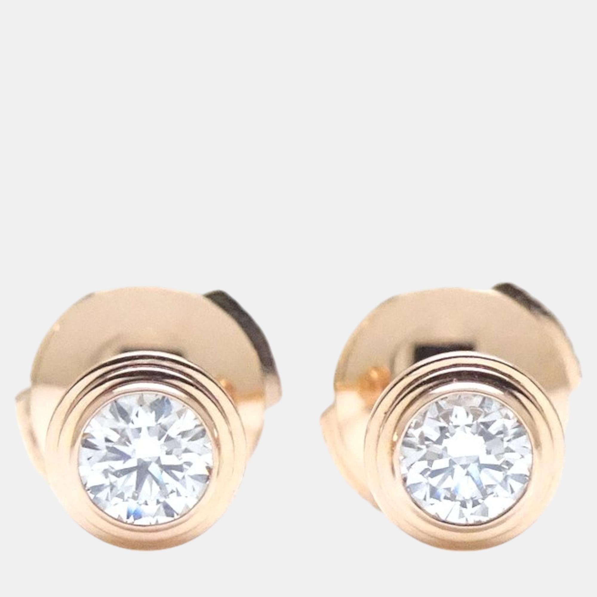 

Cartier 18K Rose Gold Cartier D'Amour Earrings