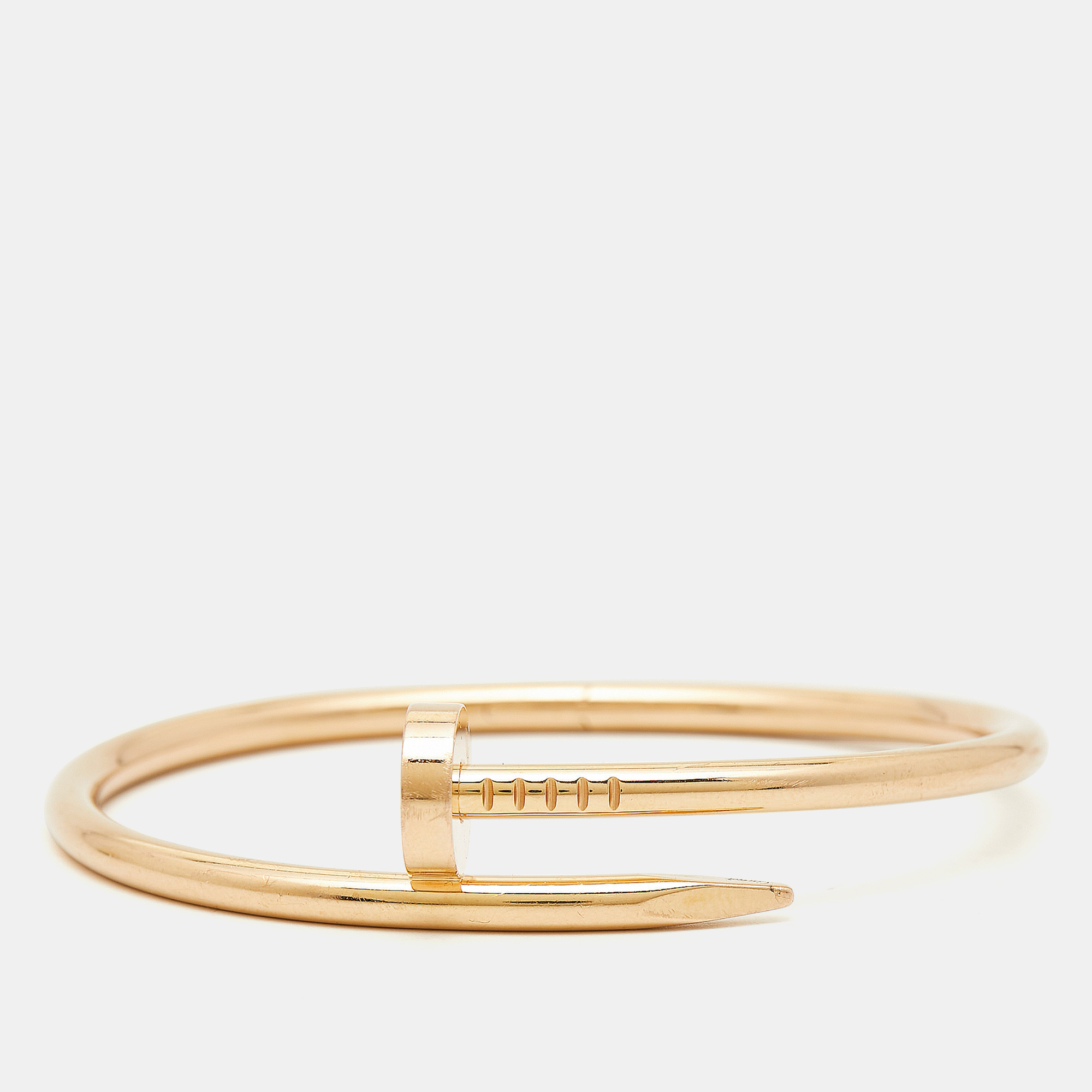 

Cartier Juste Un Clou Classic Model 18k Rose Gold Bracelet 17