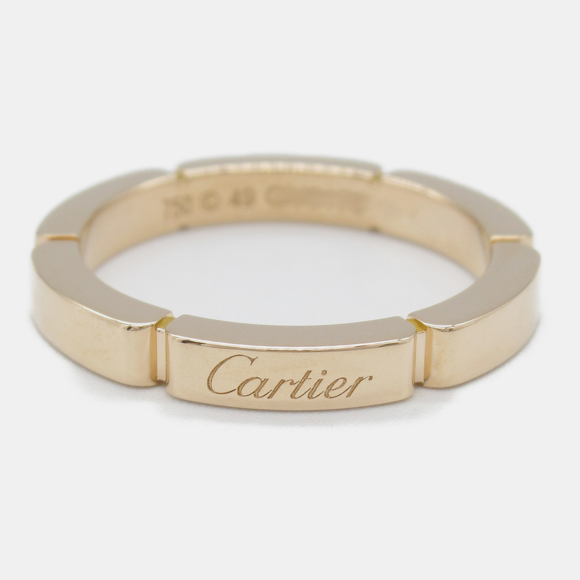 

Cartier 18K Pink Gold Mallion Panthere Ring EU 49