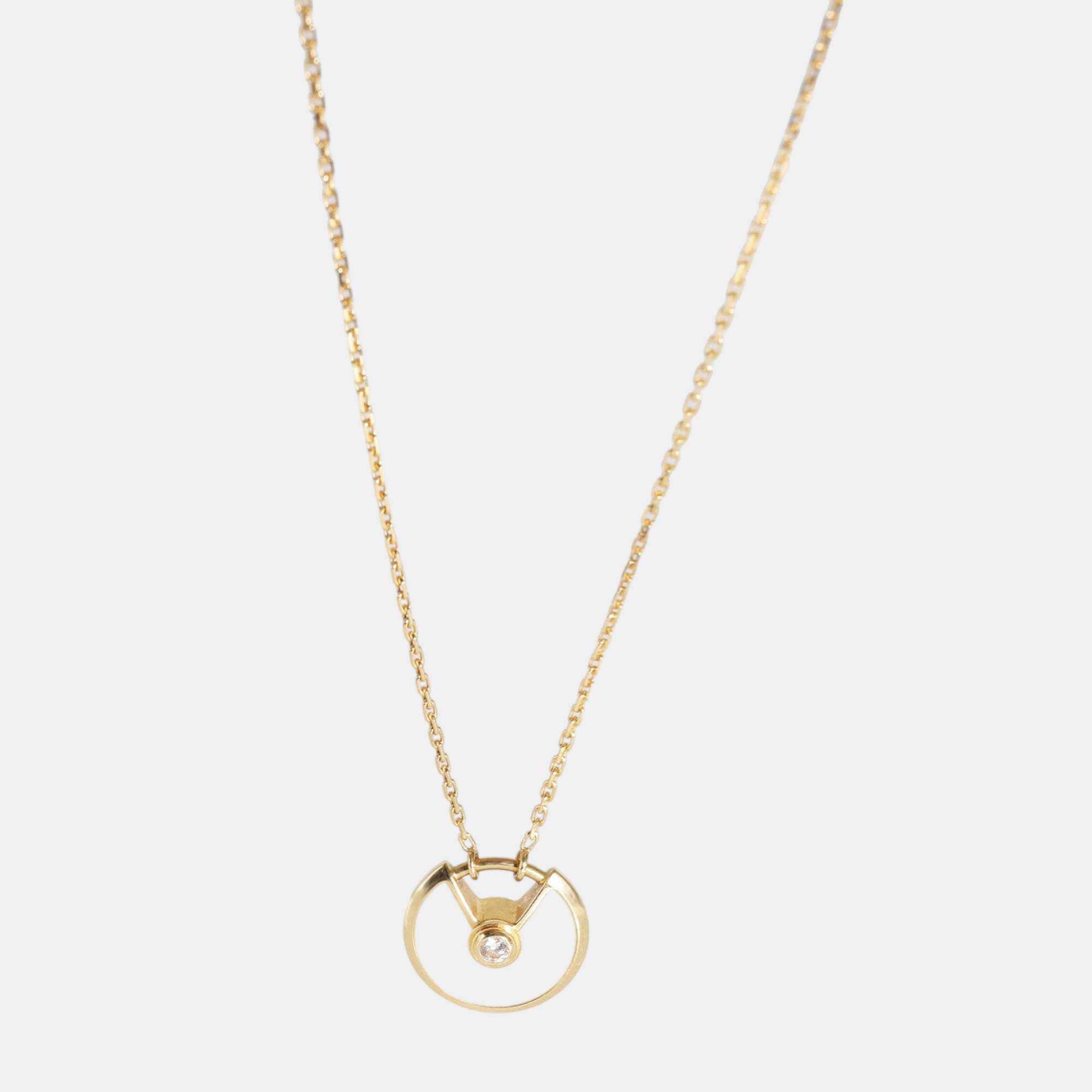 

Cartier 18K Yellow Gold Amulette de Cartier Necklace