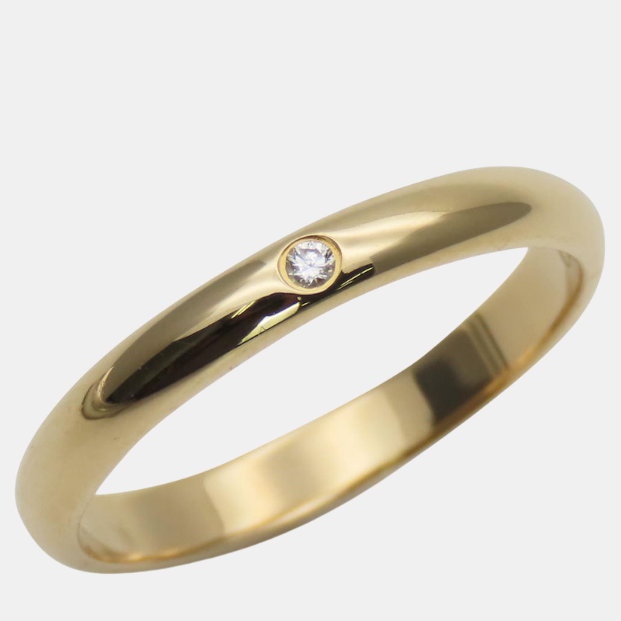 

Cartier 18K Yellow Gold Diamond Wedding Band Ring EU