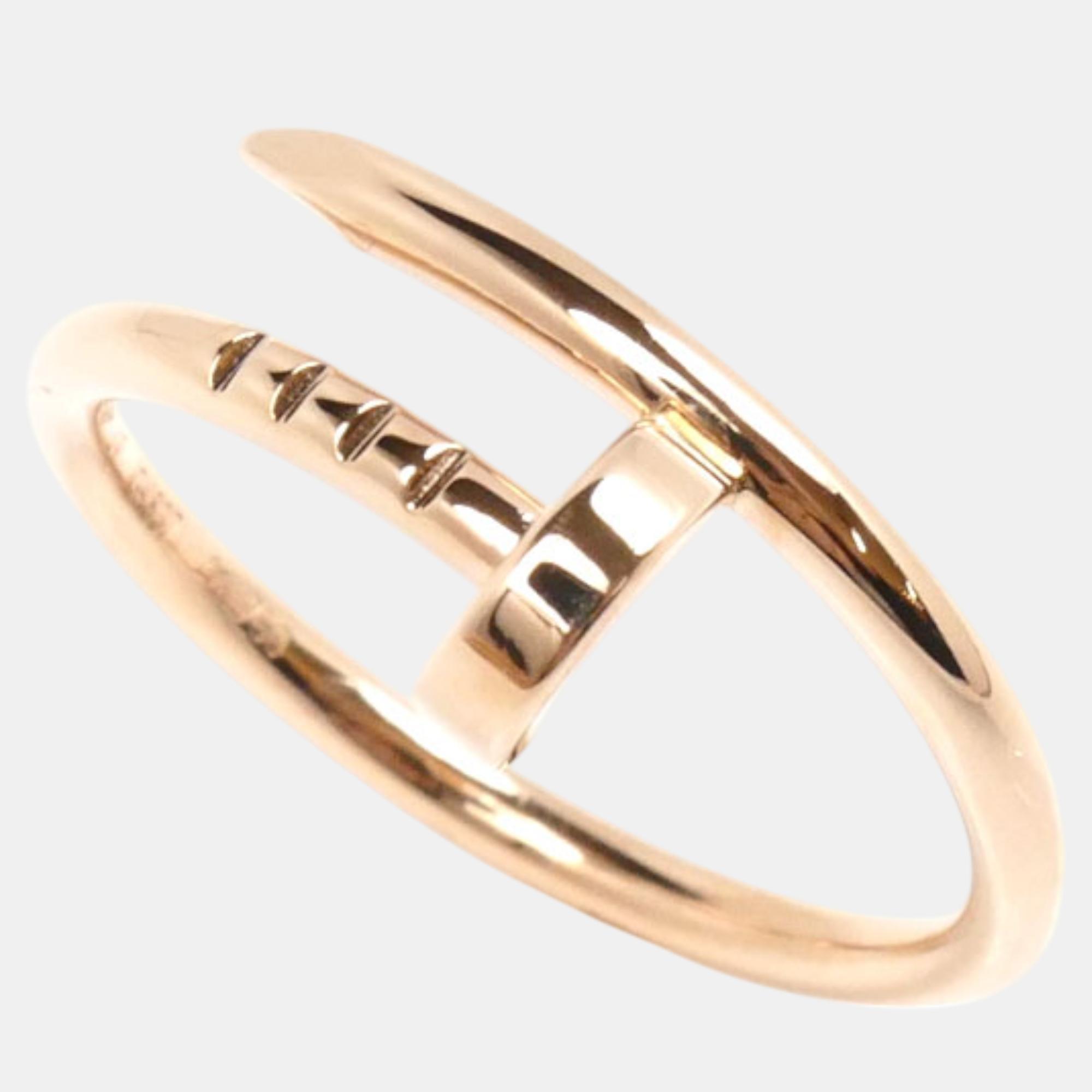 

Cartier 18K Rose Gold Juste un Clou Ring EU