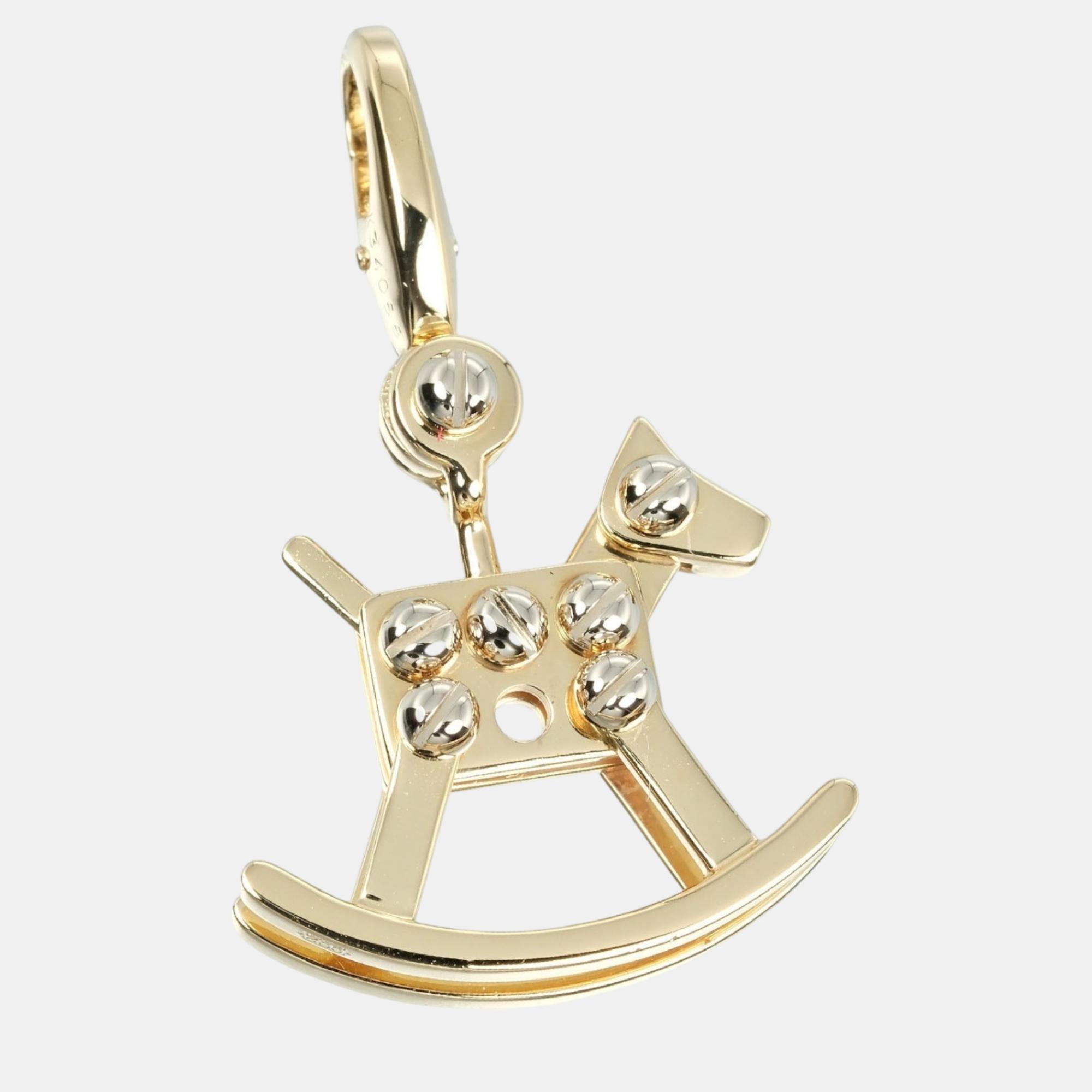 

Cartier 18K Yellow. White Gold Rocking Horse Pendant