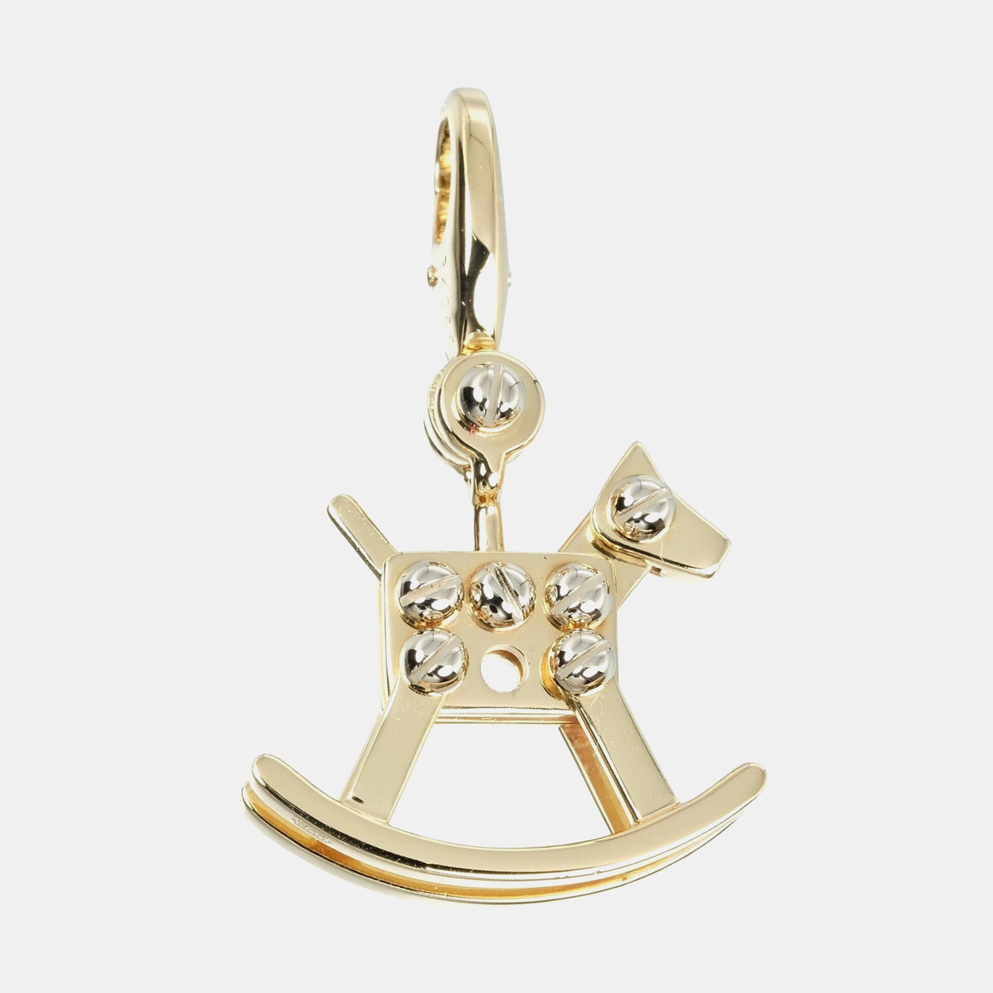 

Cartier 18K Yellow. White Gold Rocking Horse Pendant