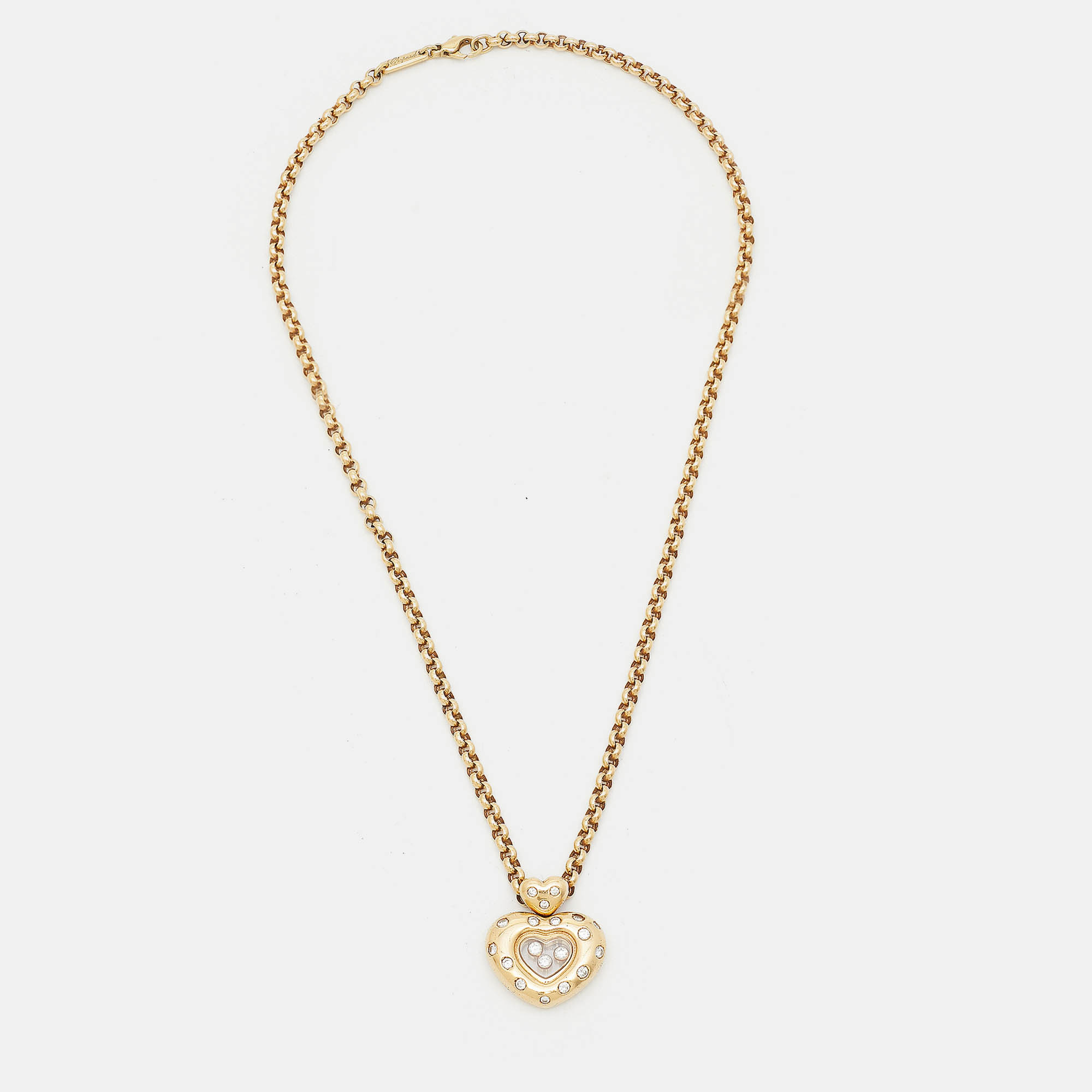 

Chopard Happy Diamonds 18k Yellow Gold Pendant Necklace