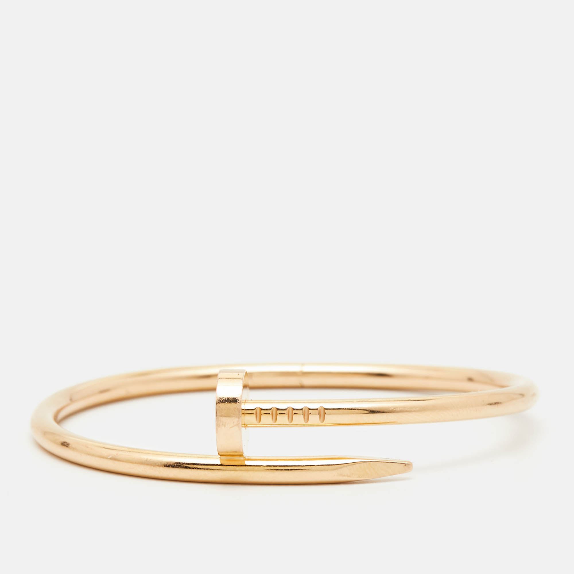 

Cartier Juste Un Clou Classic Model 18k Rose Gold Bracelet 17