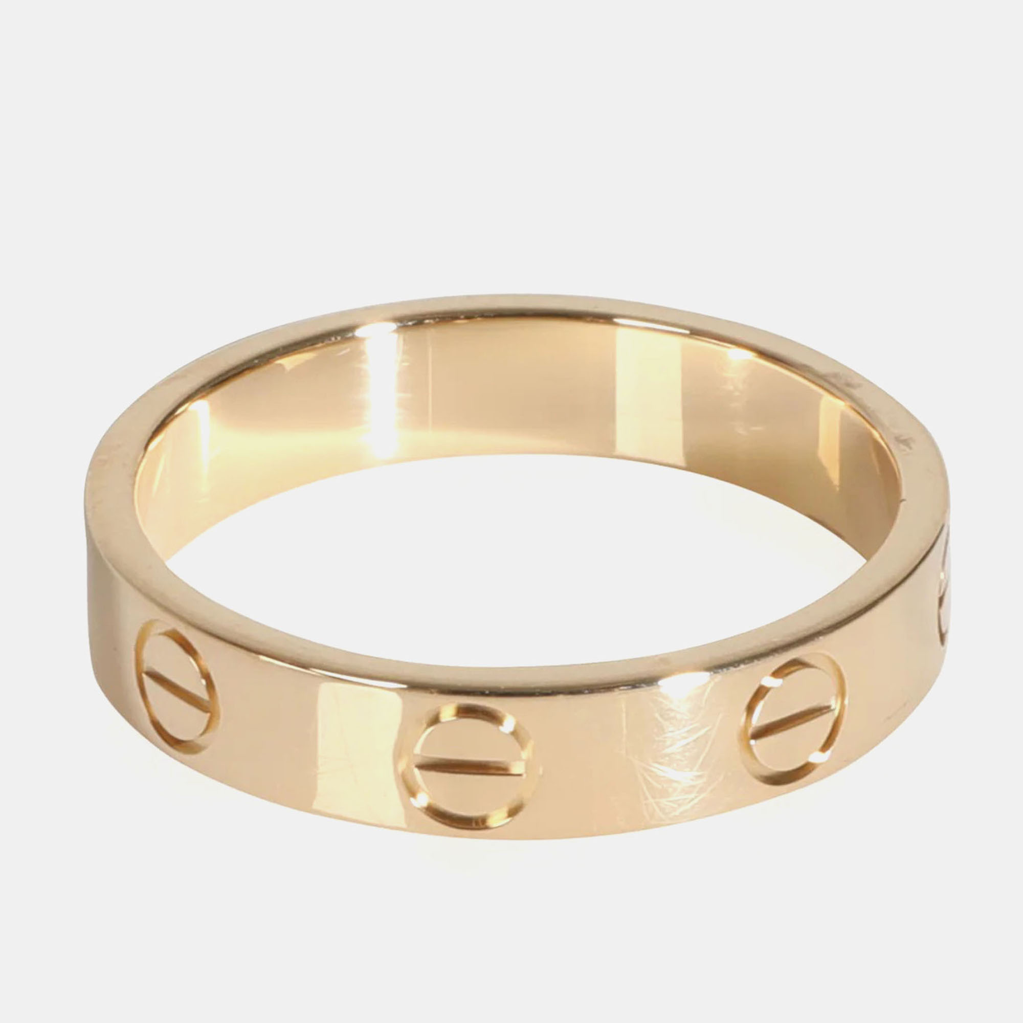 

Cartier 18K Yellow Gold Love Wedding Band Ring EU 50