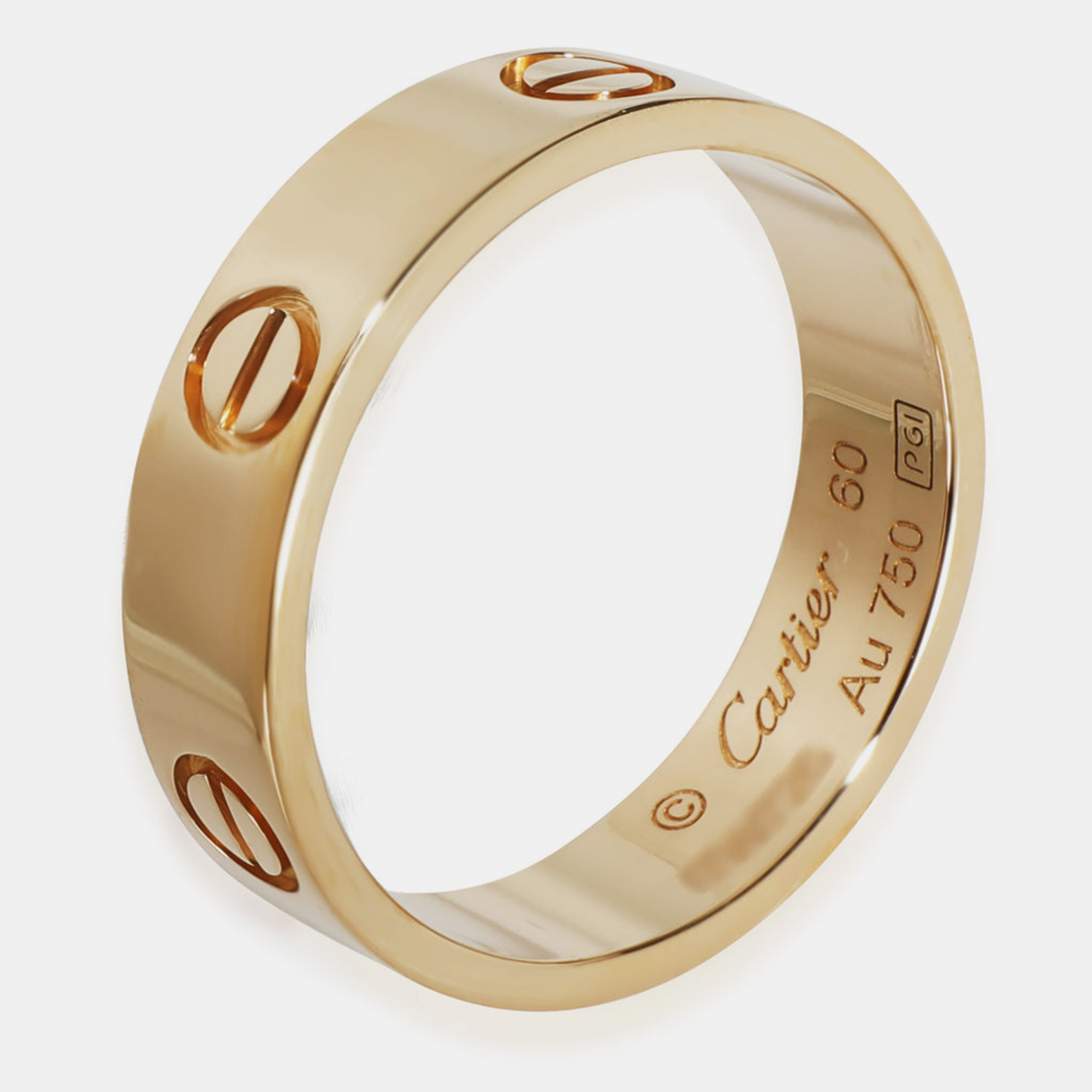 

Cartier 18K Yellow Gold Love Ring EU 60