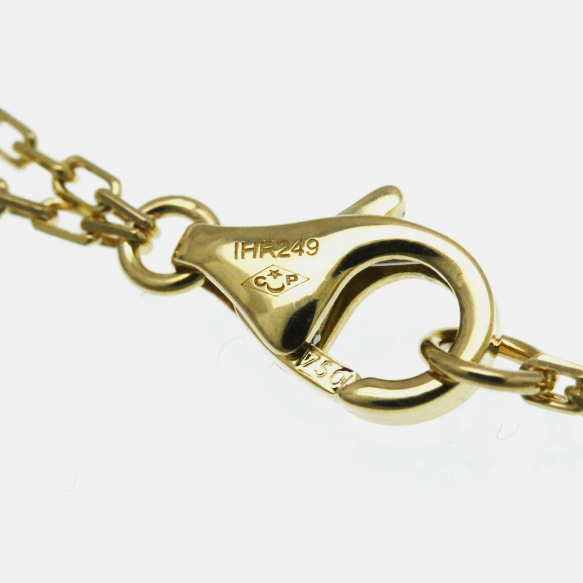 Cartier 18K Yellow Gold and Diamond Love Pendant Necklace 