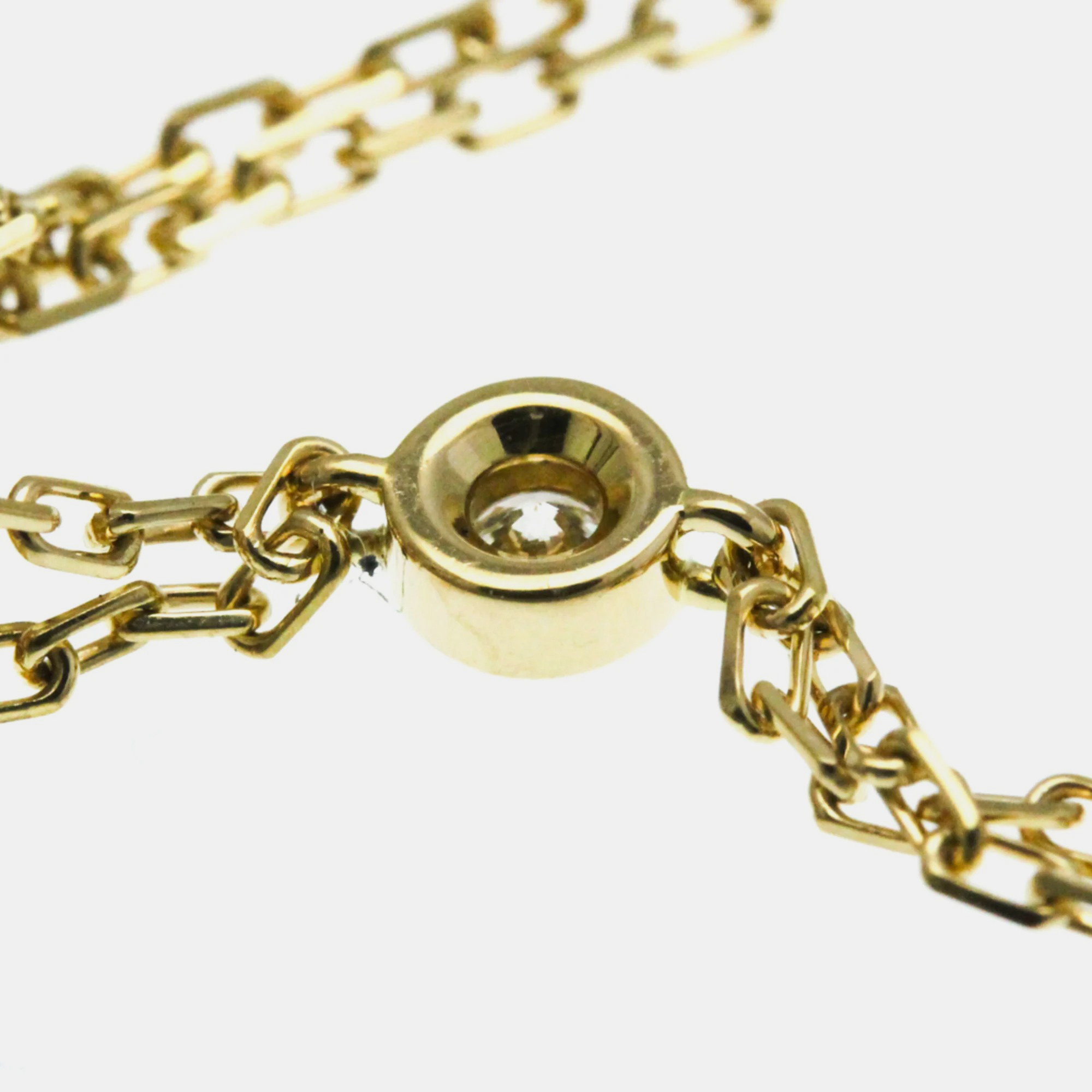 Cartier 18K Yellow Gold and Diamond Love Pendant Necklace 