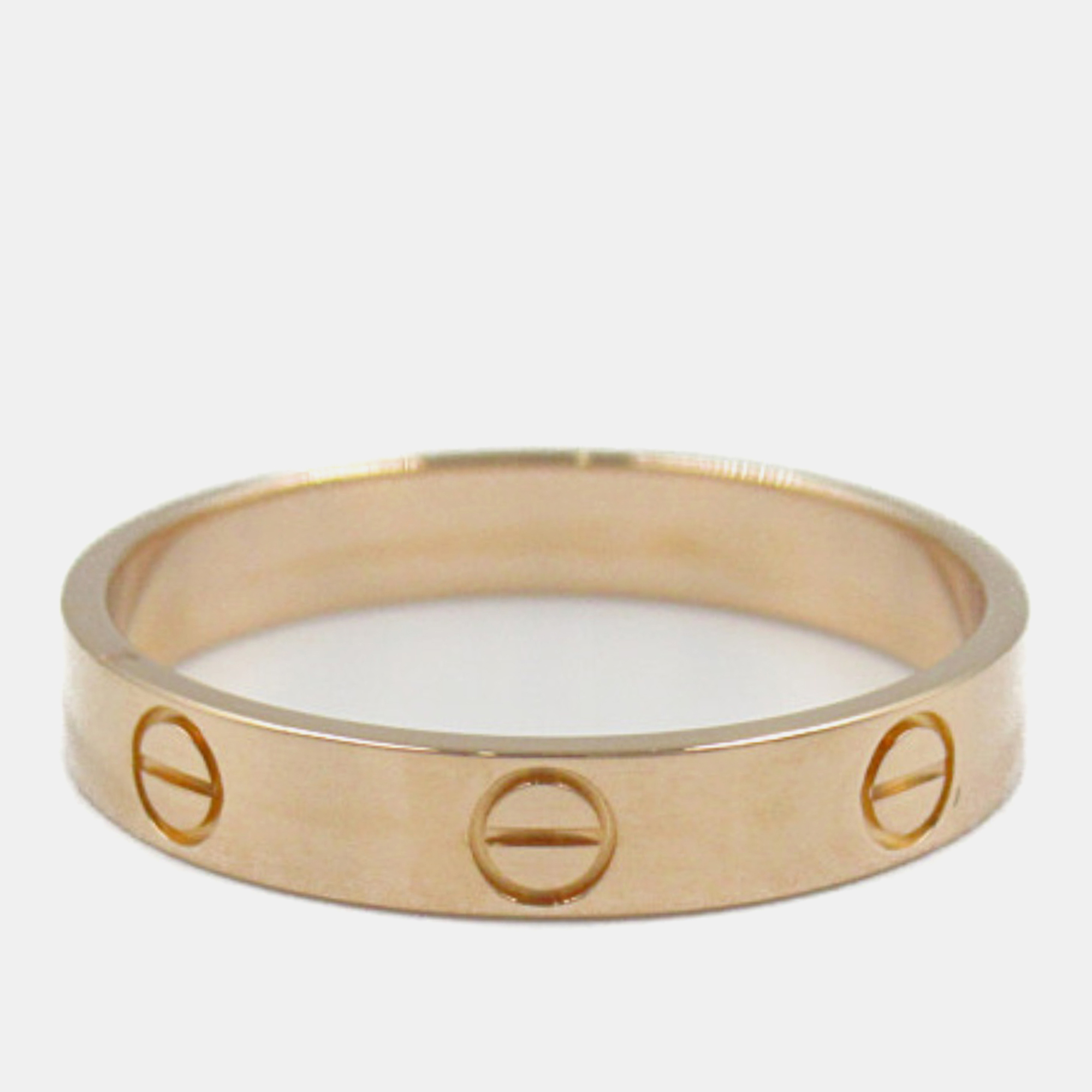 

Cartier 18K Rose Gold Love Band Ring EU 60