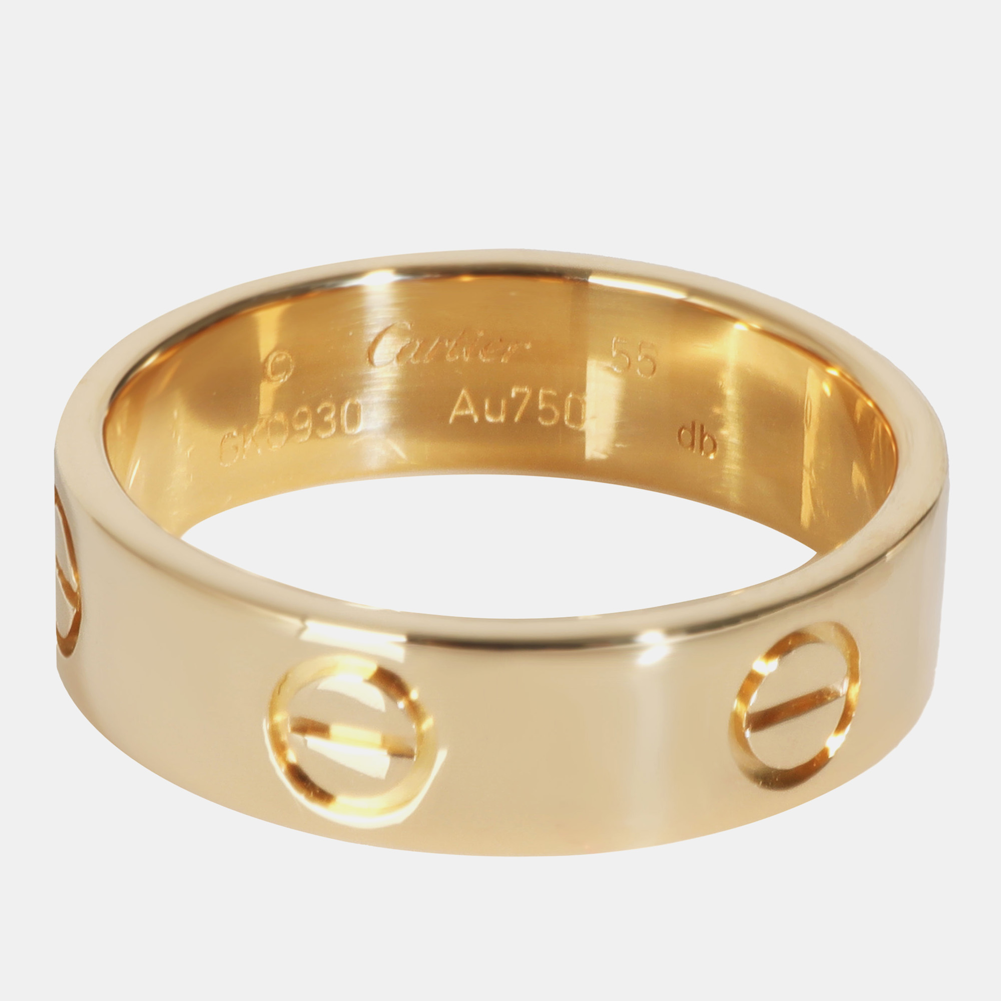 

Cartier 18K Yellow Gold Love Ring EU 55