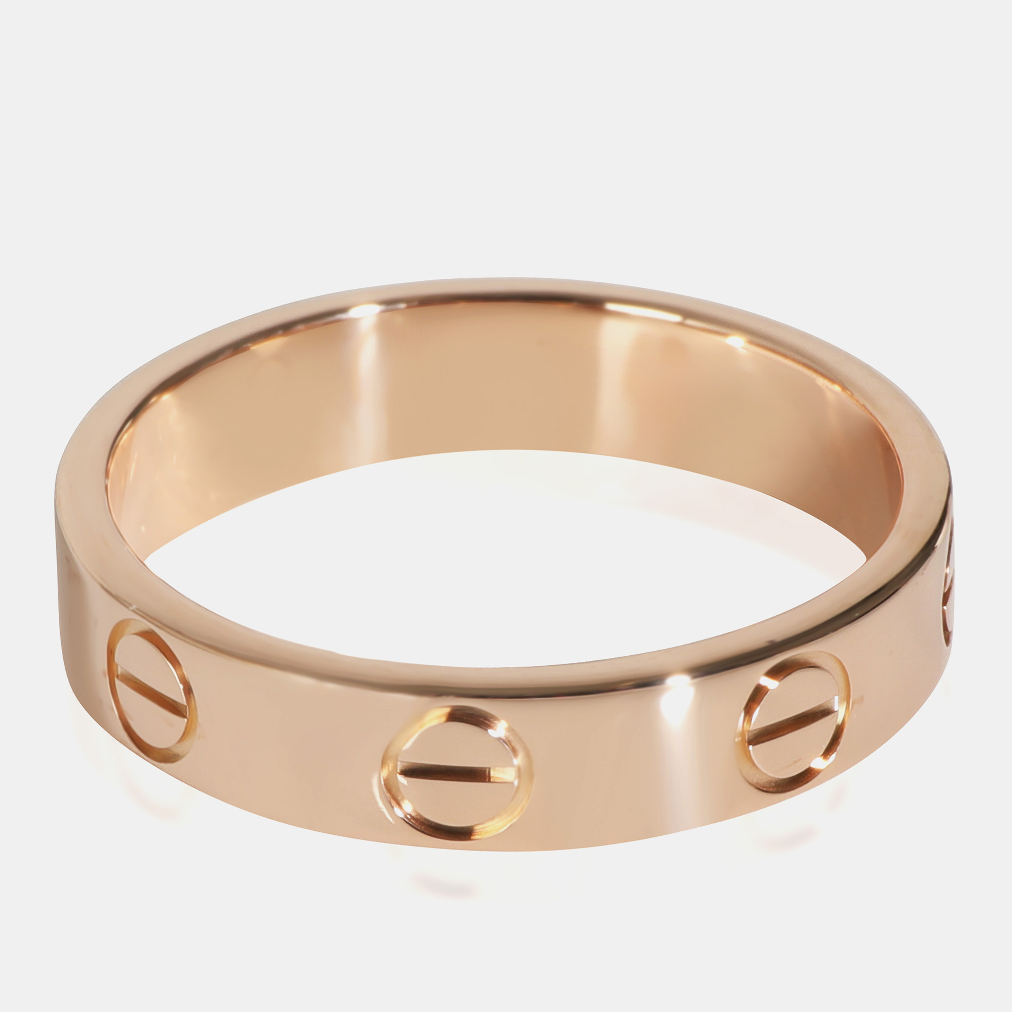 Cartier 18K Rose Gold Love Ring EU 48 