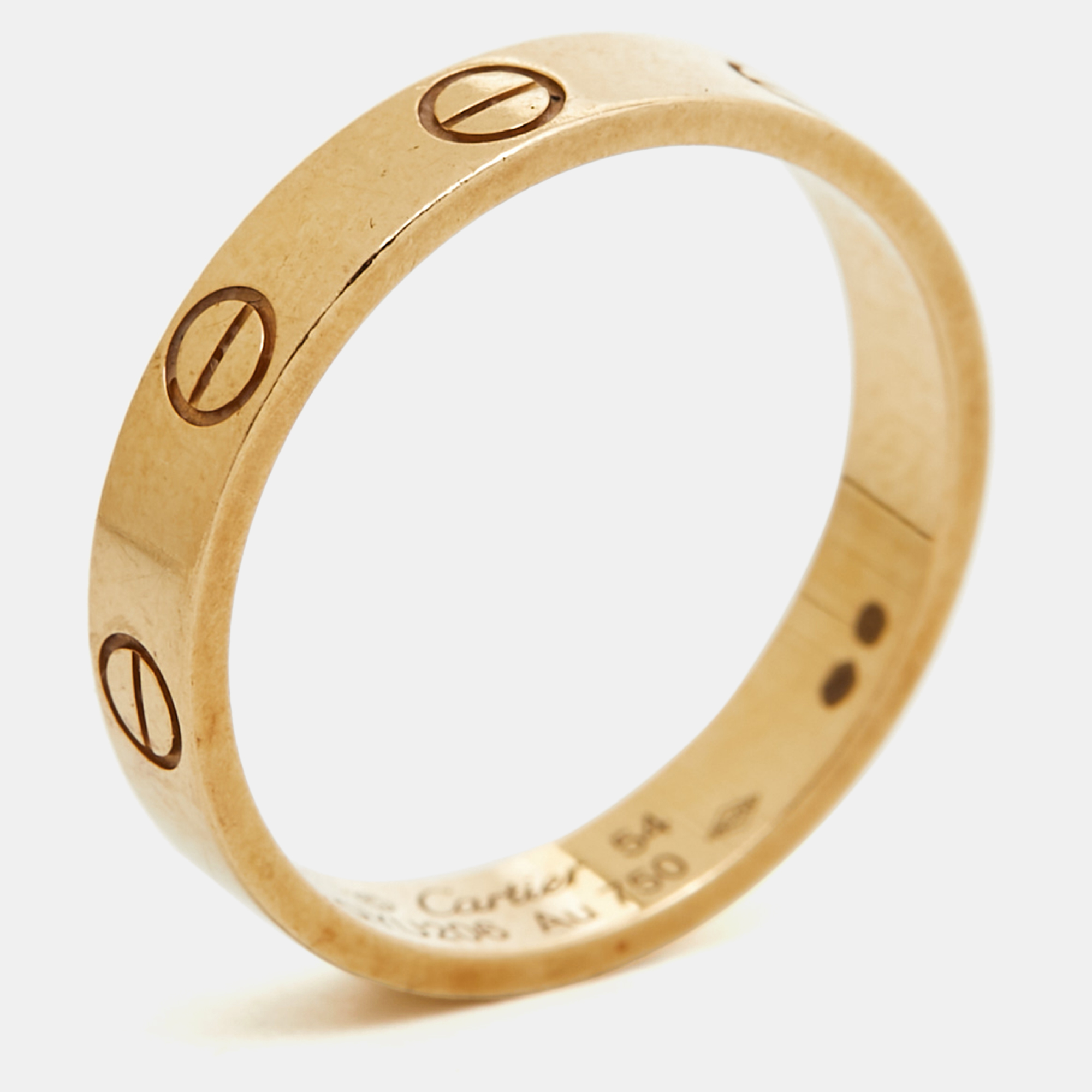 

Cartier Love 18k Yellow Gold Wedding Band Ring Size