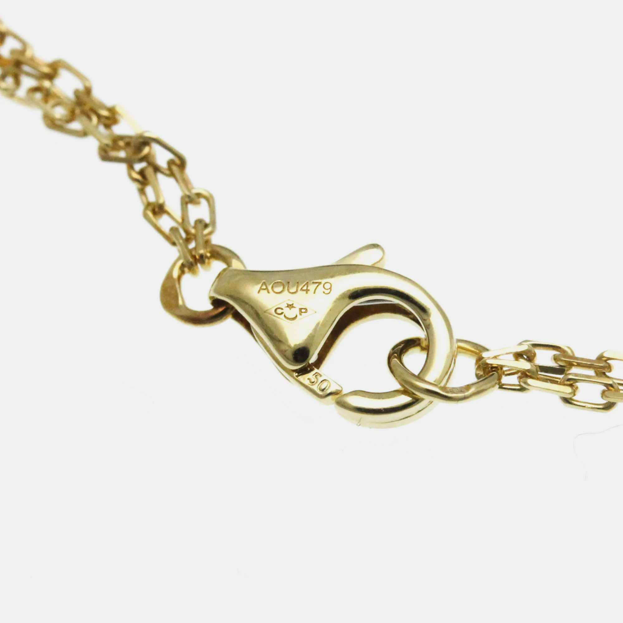 Cartier 18K Yellow Gold and Diamond Love Pendant Necklace 