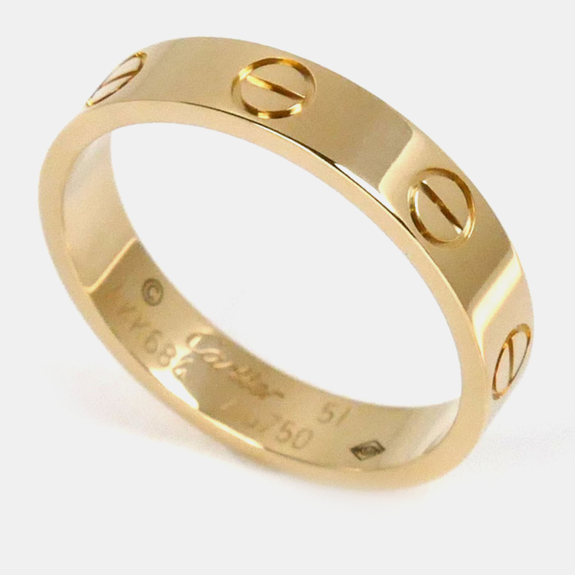 

Cartier 18K Yellow Gold Love Ring EU 51