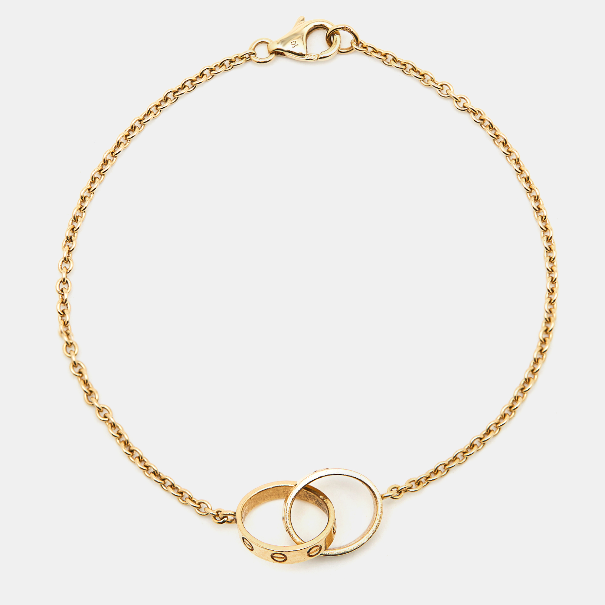 

Cartier Love Interlocking Loops 18k Yellow Gold Bracelet