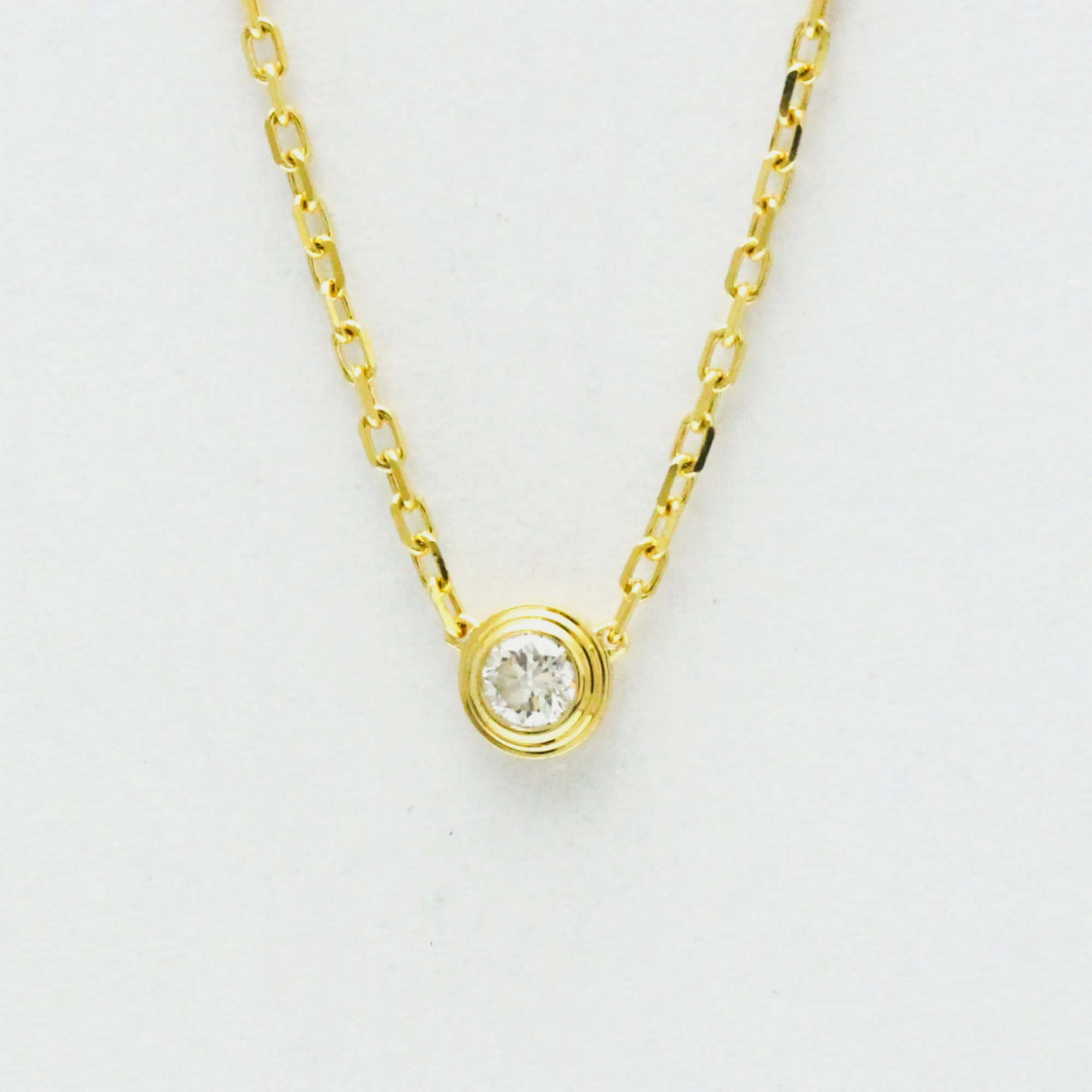 

Cartier 18K Yellow Gold Diamants Légers Pendant Necklace