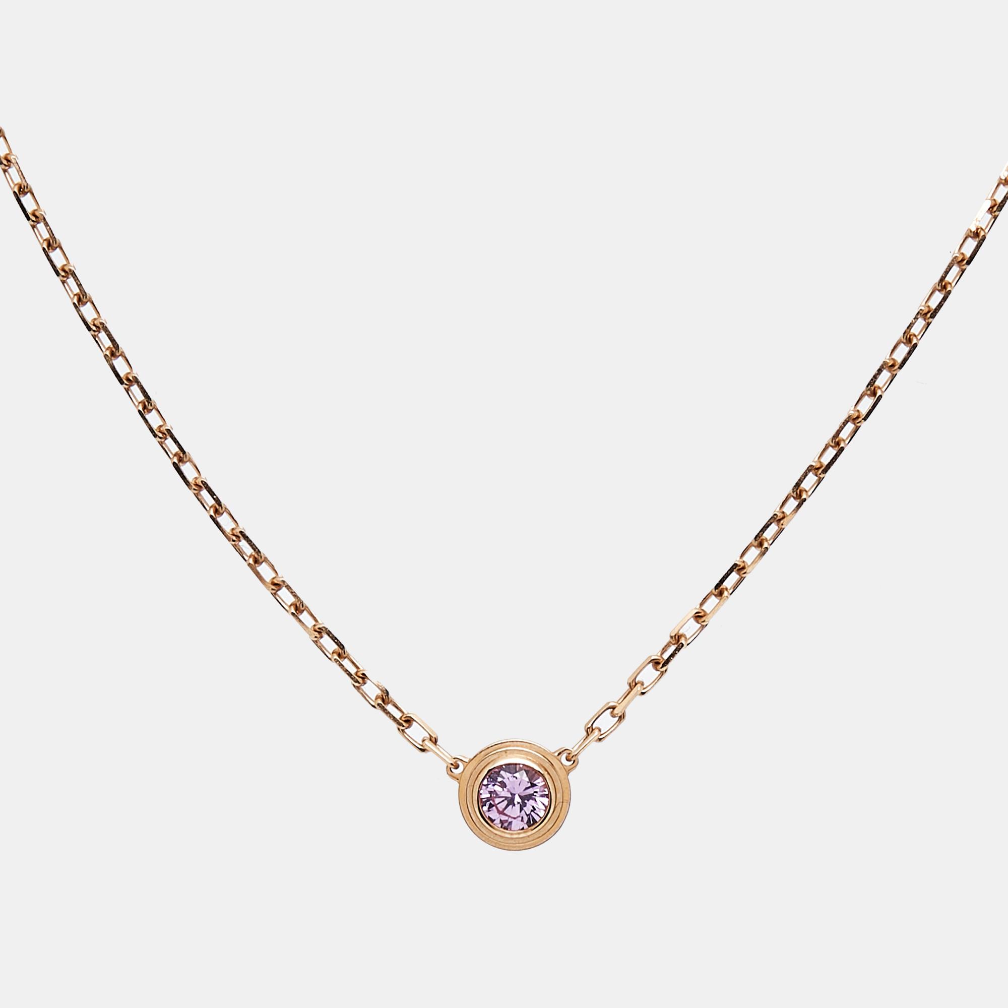 

Cartier d'Amour Pink Sapphire 18k Rose Gold Necklace