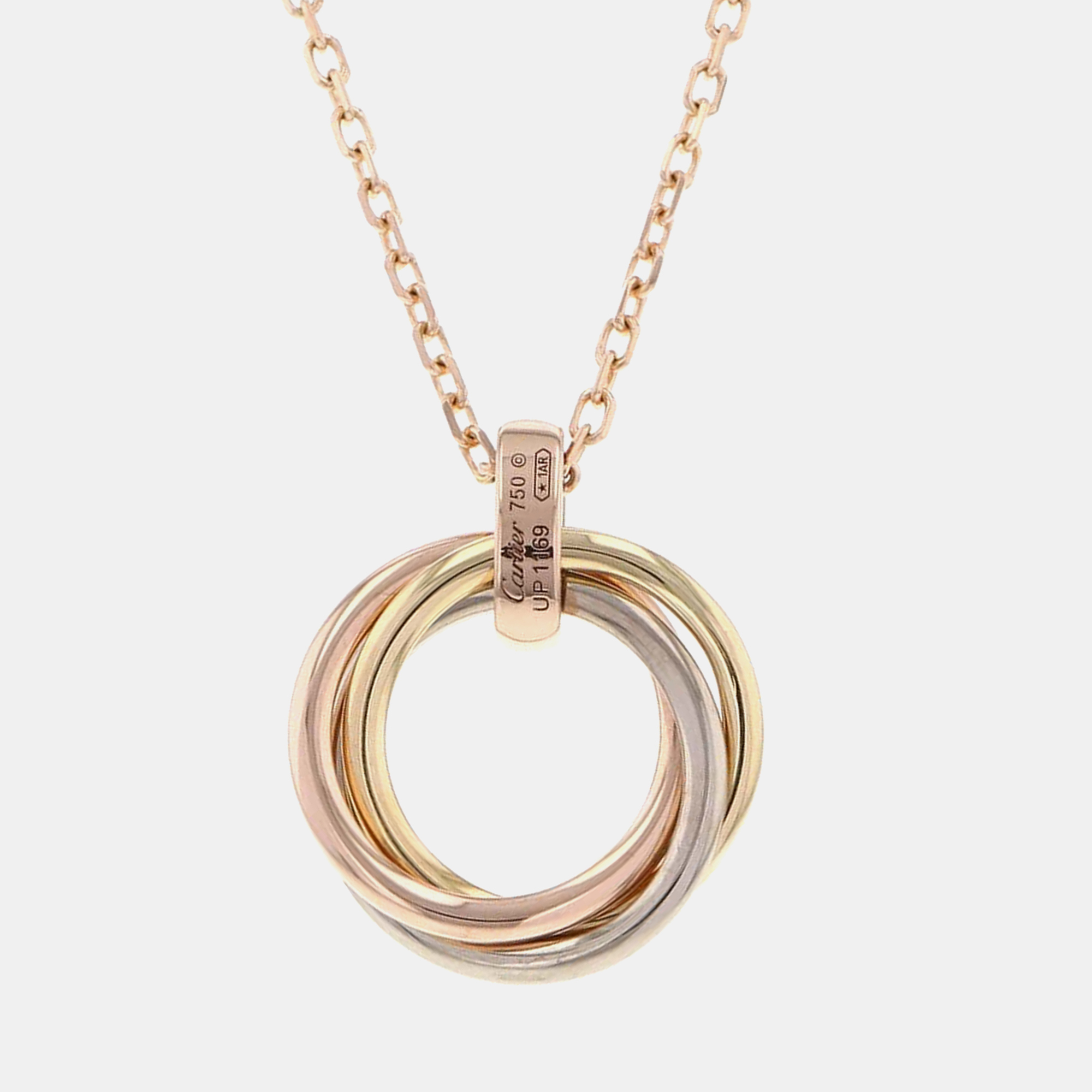 

Cartier Trinity Necklac 18k Pink Gold 18k White Gold 18k Yellow Gold