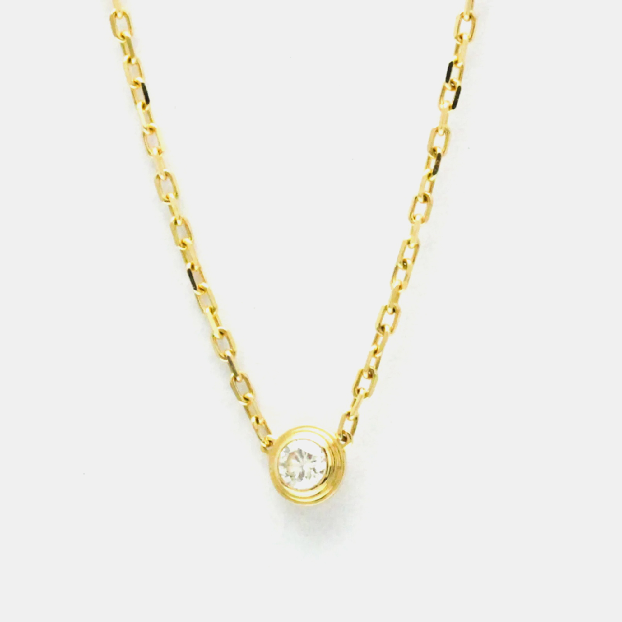 

Cartier 18K Yellow Gold and Diamond D'amour Pendant Necklace