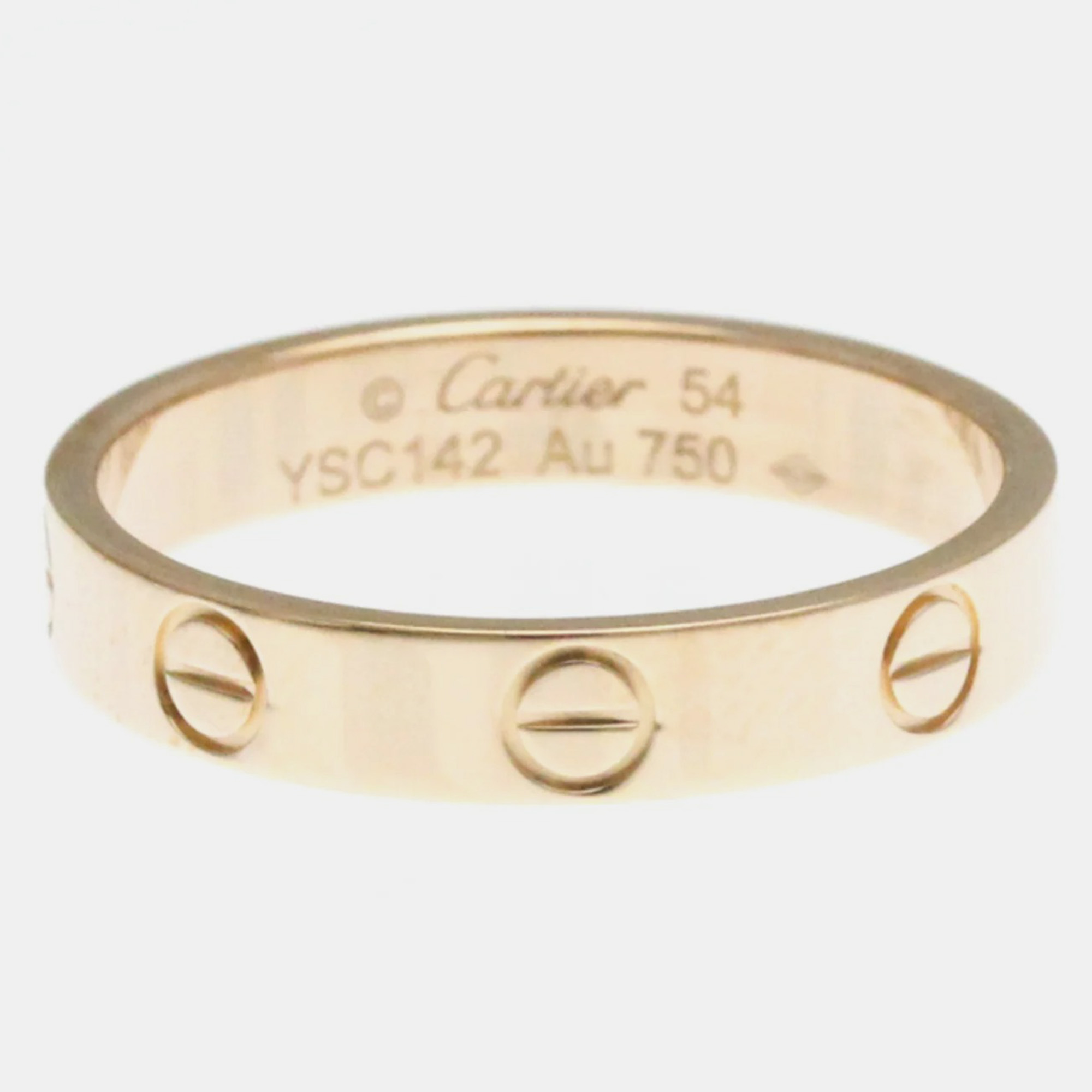 

Cartier 18K Pink Gold Mini Love Ring EU 54