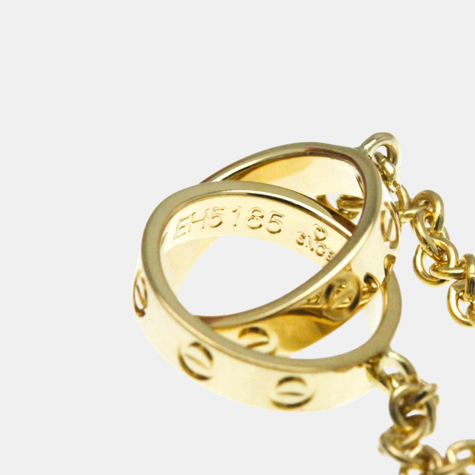 Cartier 18K Yellow Gold Love Chain Bracelet 