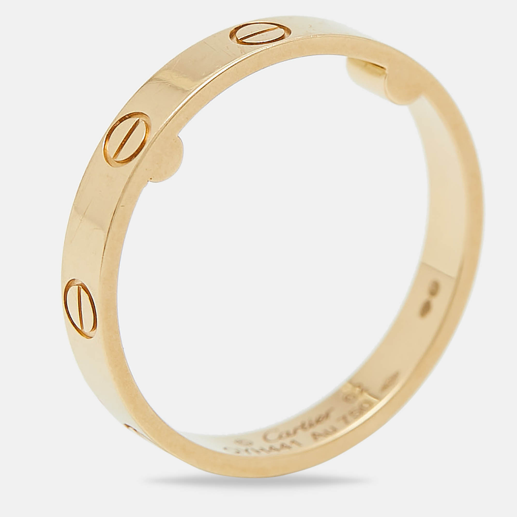 

Cartier Love 18k Yellow Gold Wedding Band Ring Size