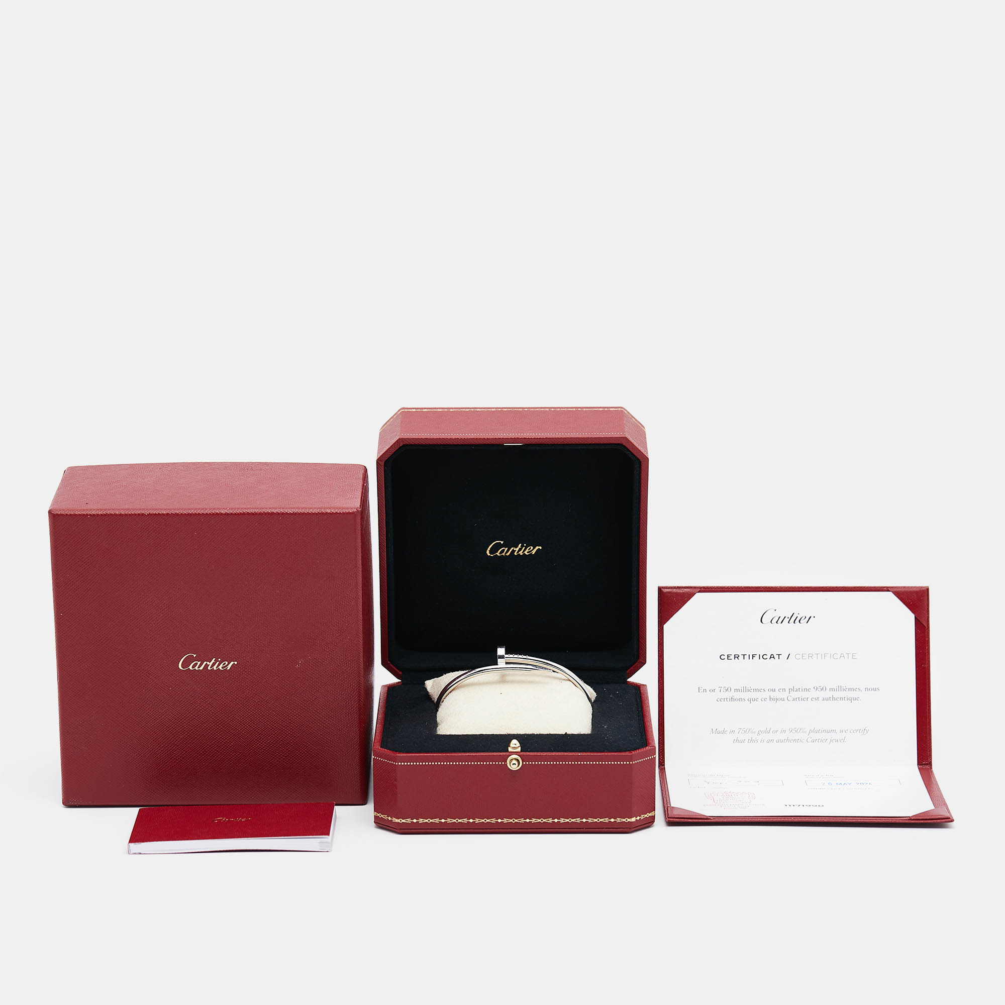Cartier Juste Un Clou 18k White Gold Classic Bracelet 18 