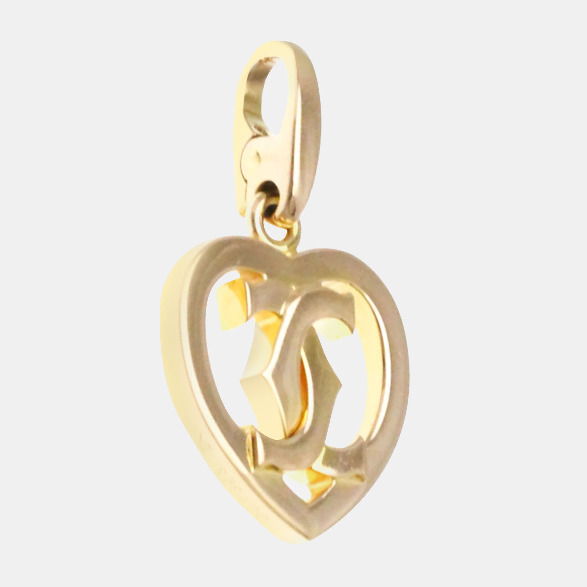 

Cartier 18K Rose Gold Double C de Cartier Pendant Charm