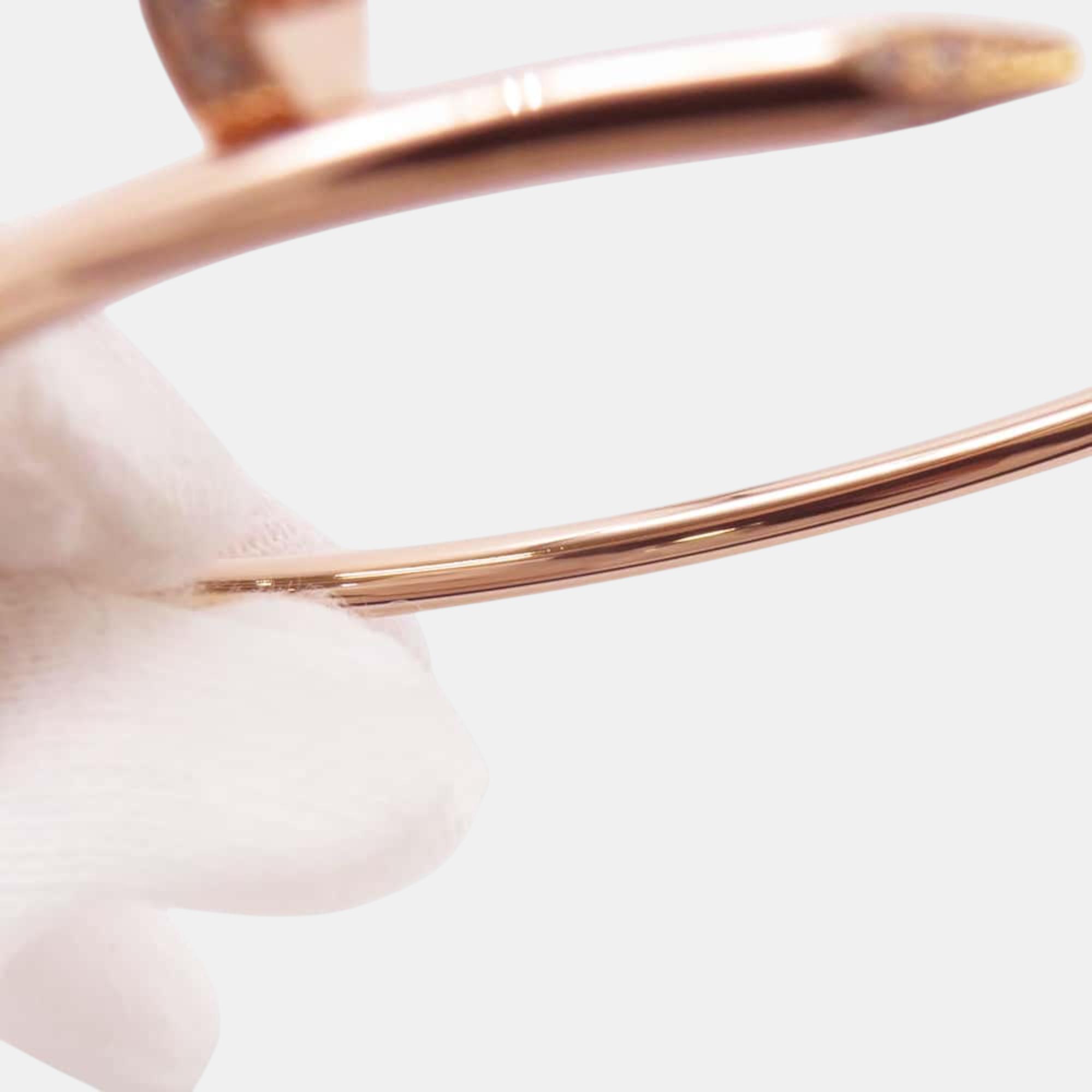 Cartier 18K Pink Gold Juste Un Clou Small Bracelet 