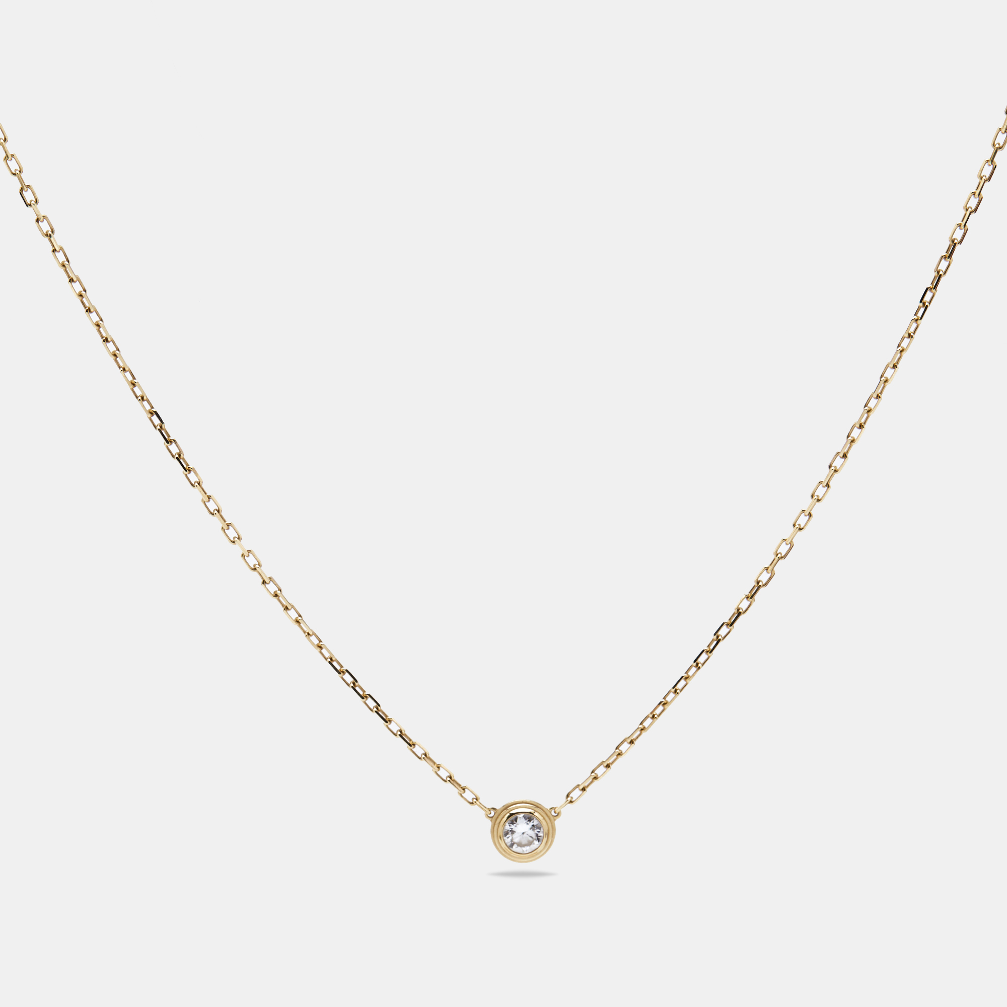 

Cartier d'Amour Diamond 18k Yellow Gold Large Model Necklace