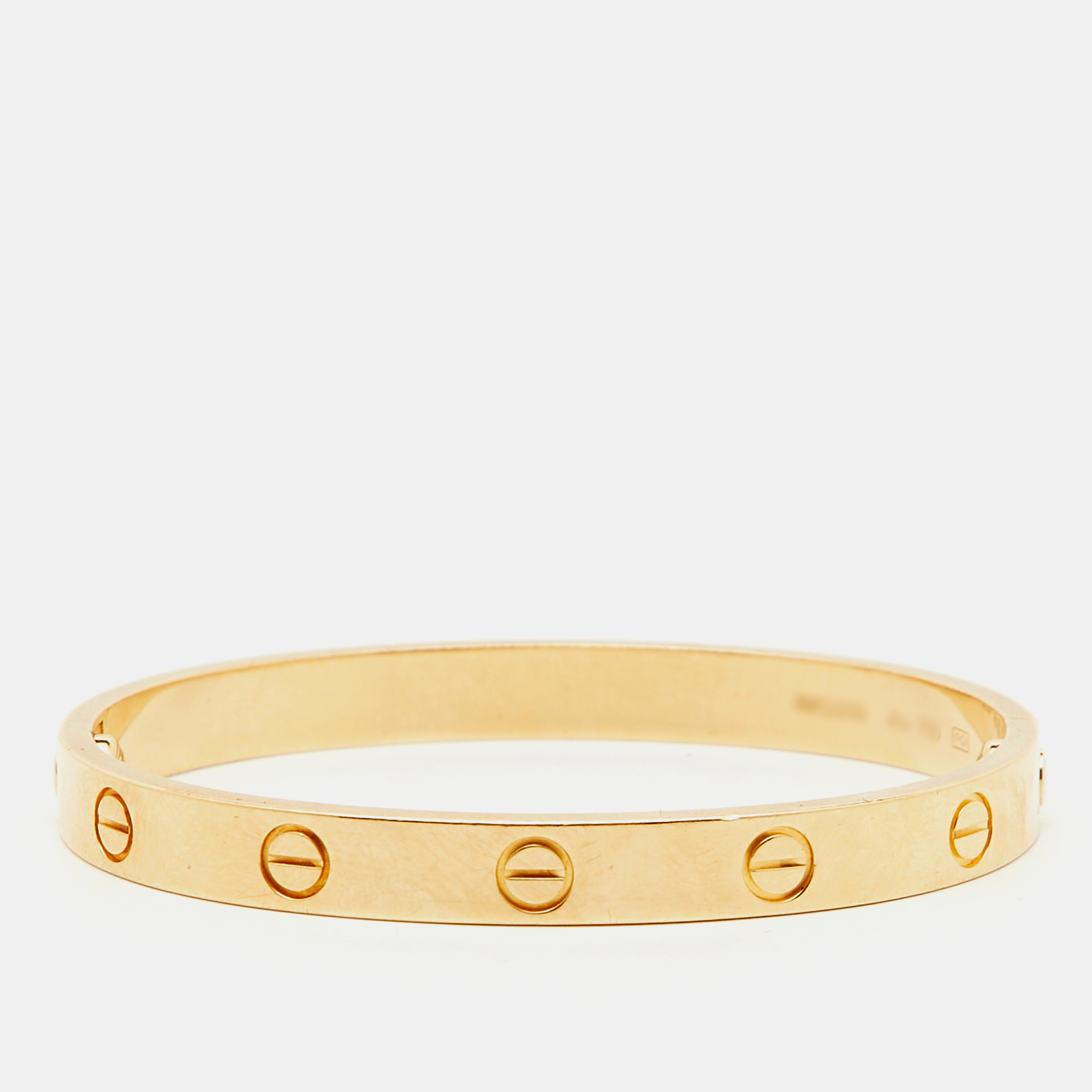 

Cartier Love 18k Yellow Gold Bracelet 16