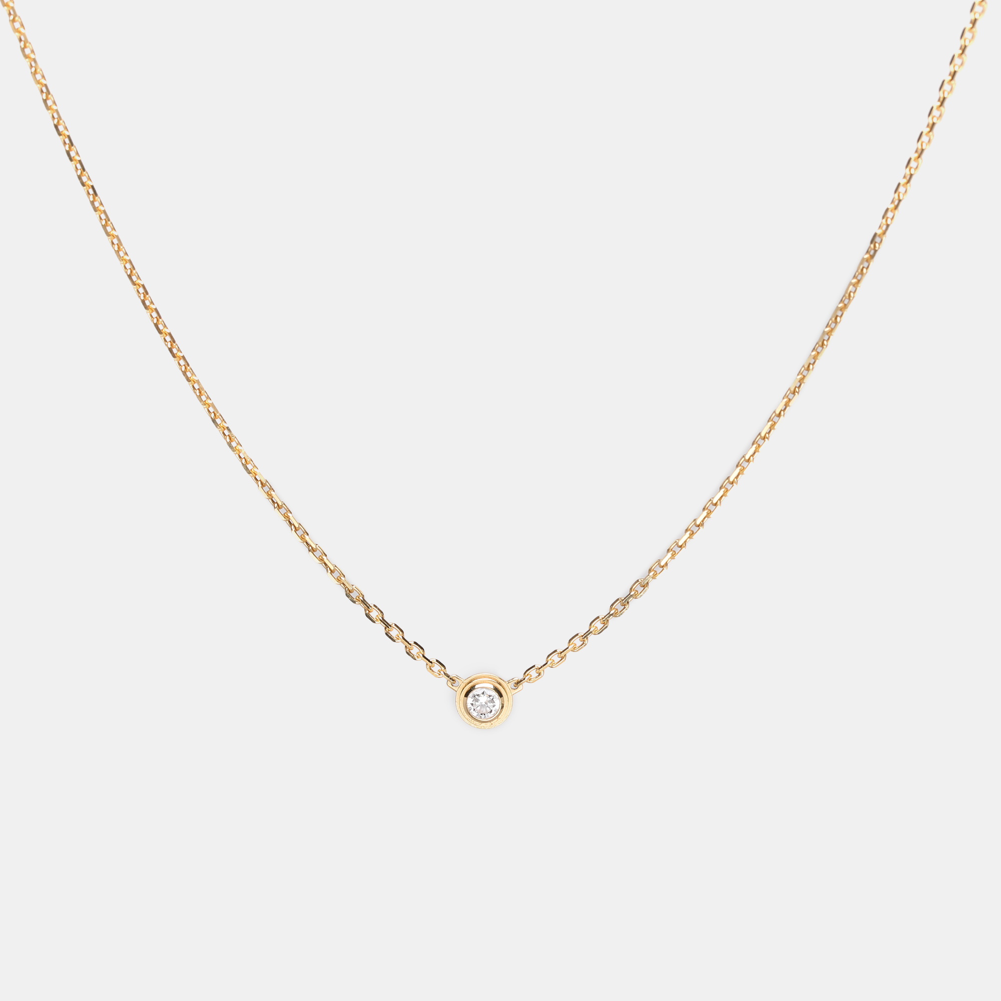 

Cartier D'Amour Diamond 18K Yellow Gold Small Model Necklace