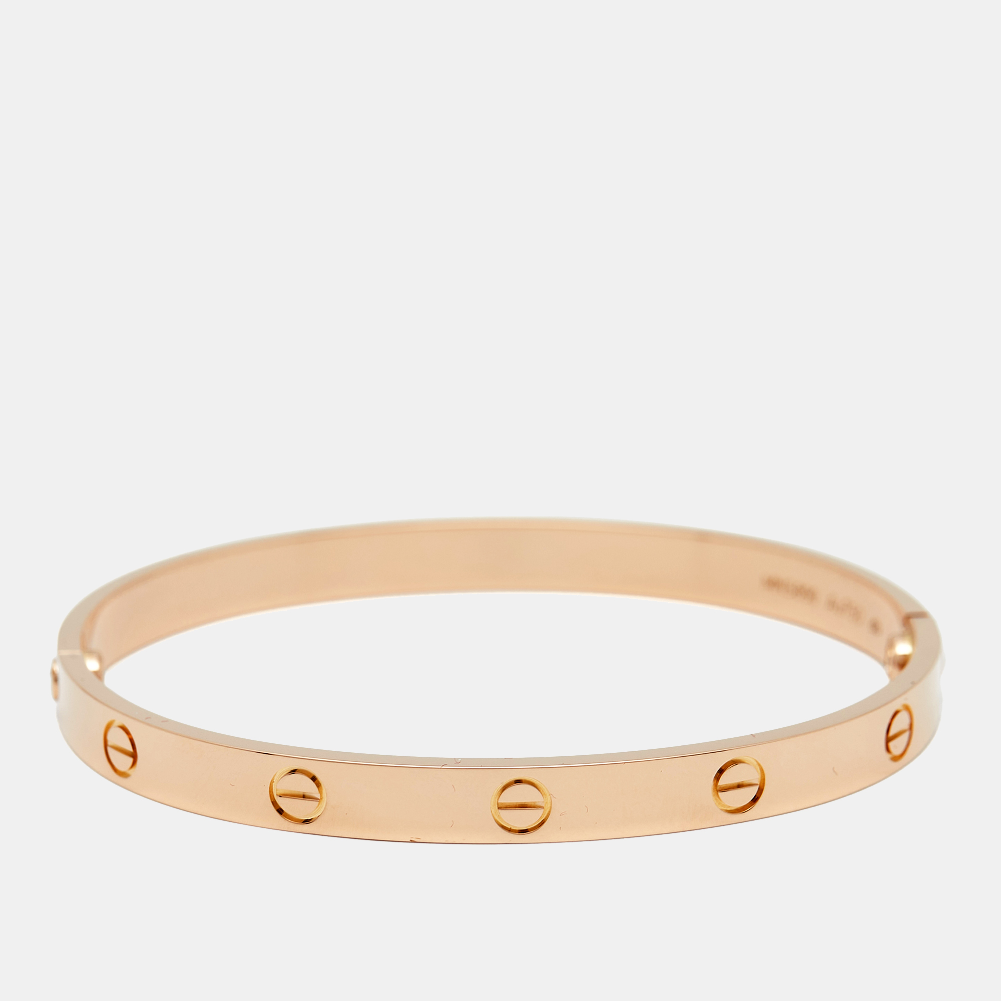 

Cartier Love 18k Rose Gold Classic Model Bracelet 19