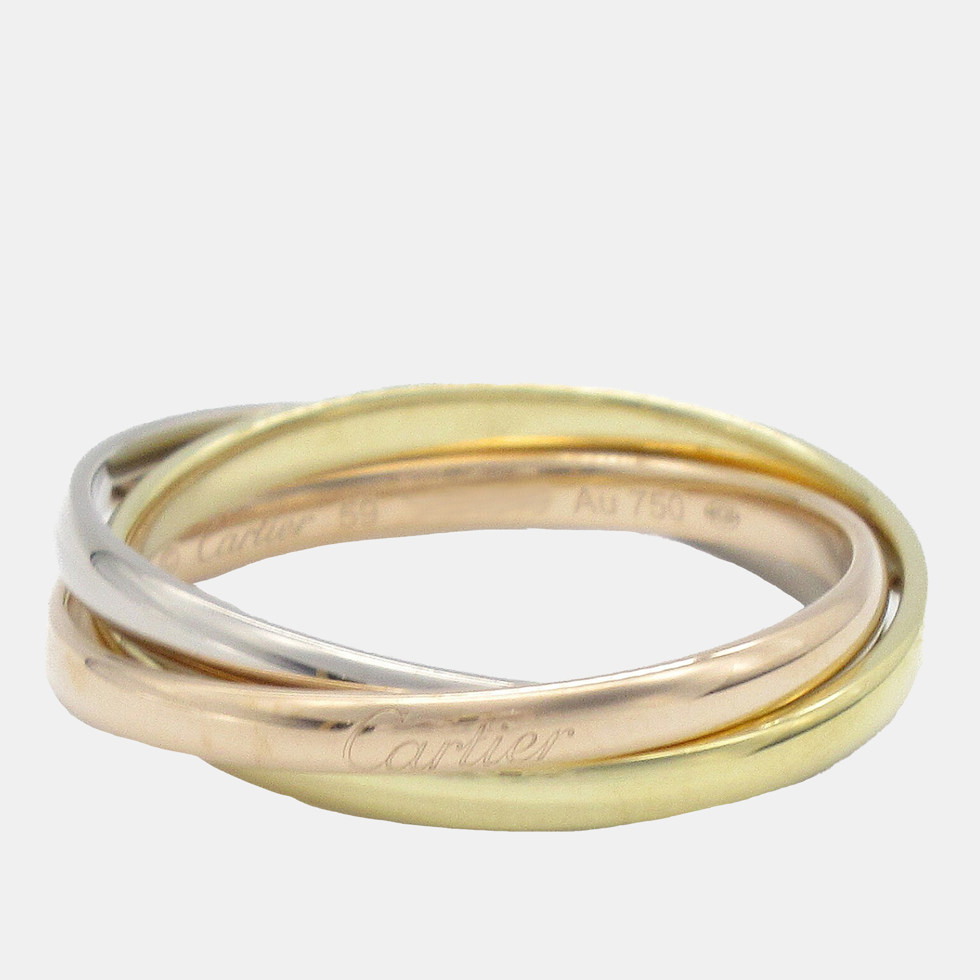 

Cartier 18K Yellow, Rose, White Gold Ring EU 59