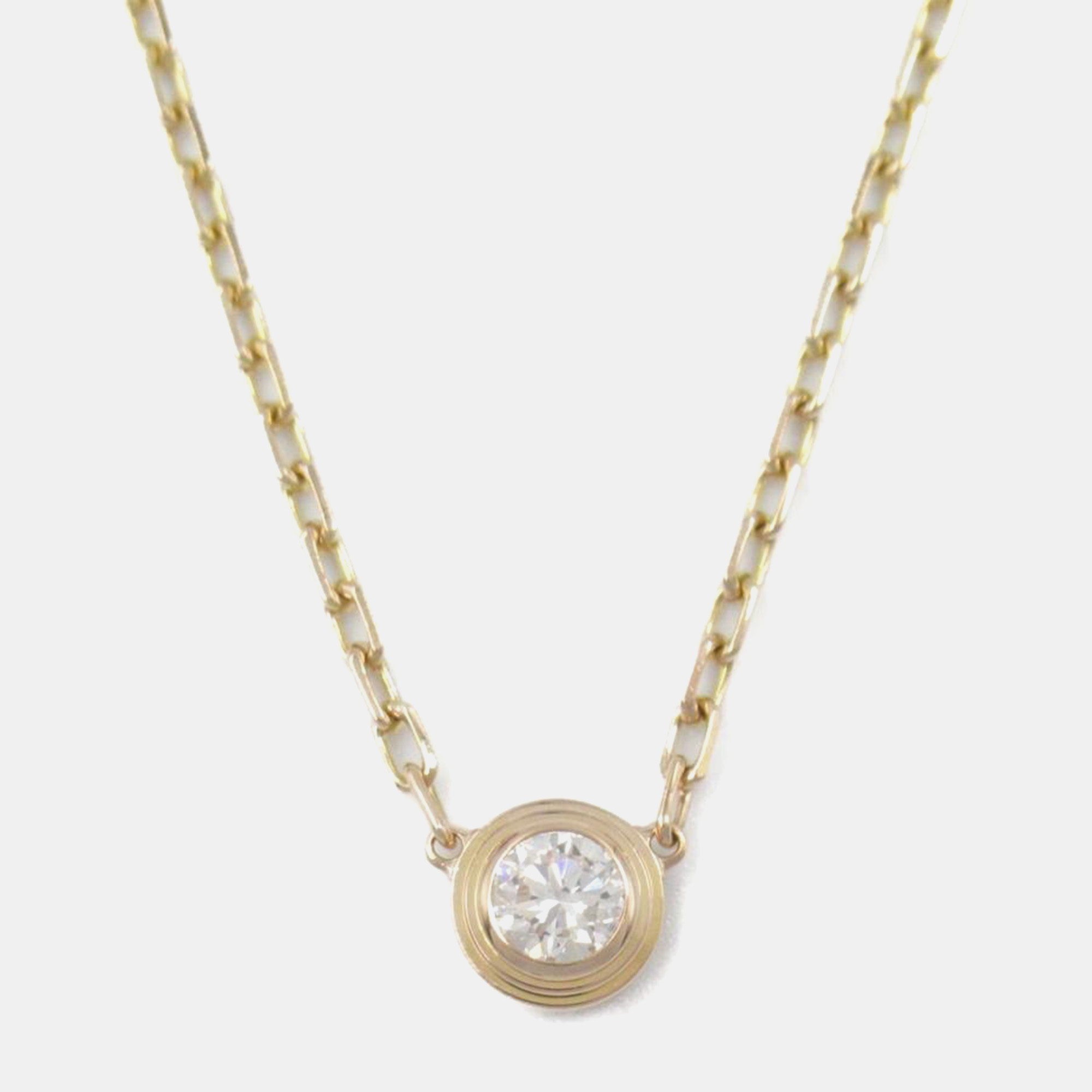 

Cartier 18K Pink Gold Diamond D'amour Pendant Necklace