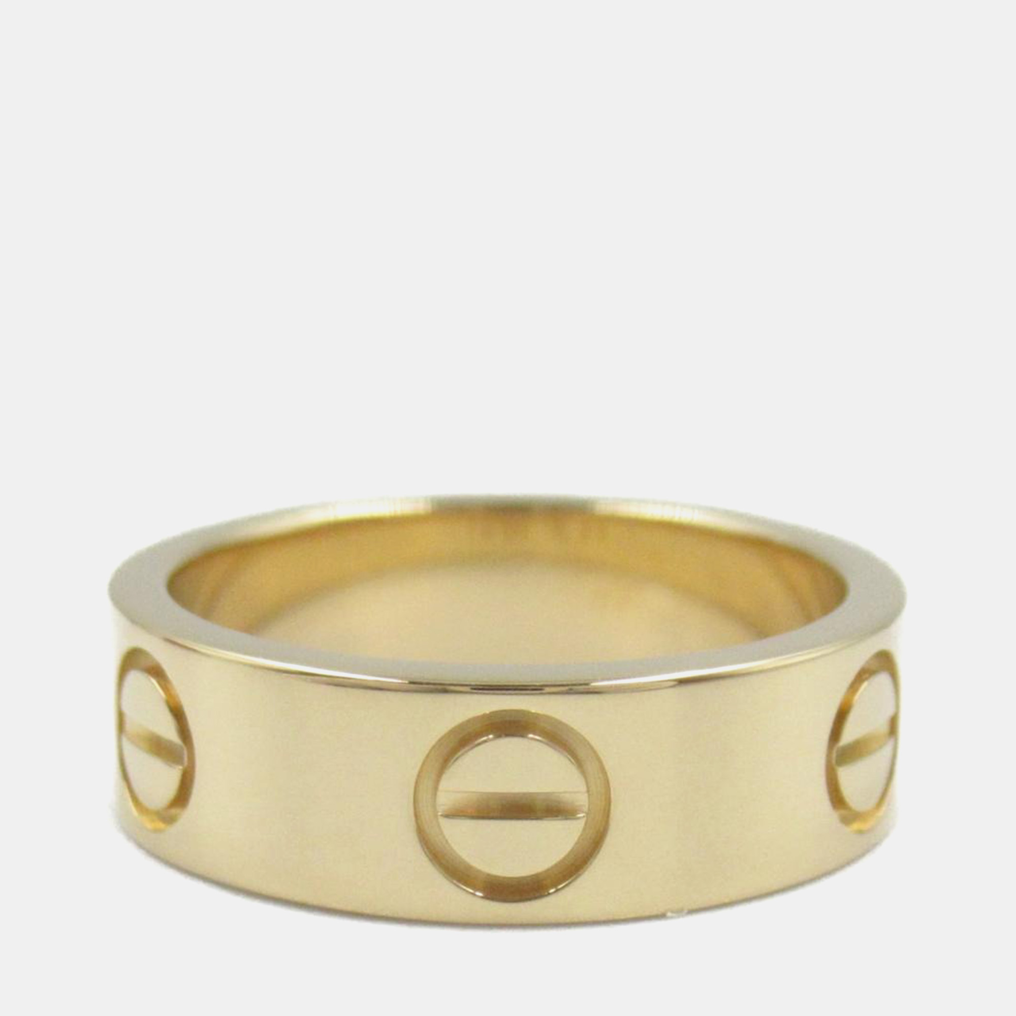 

Cartier 18K Yellow Gold Love Band Ring EU 49