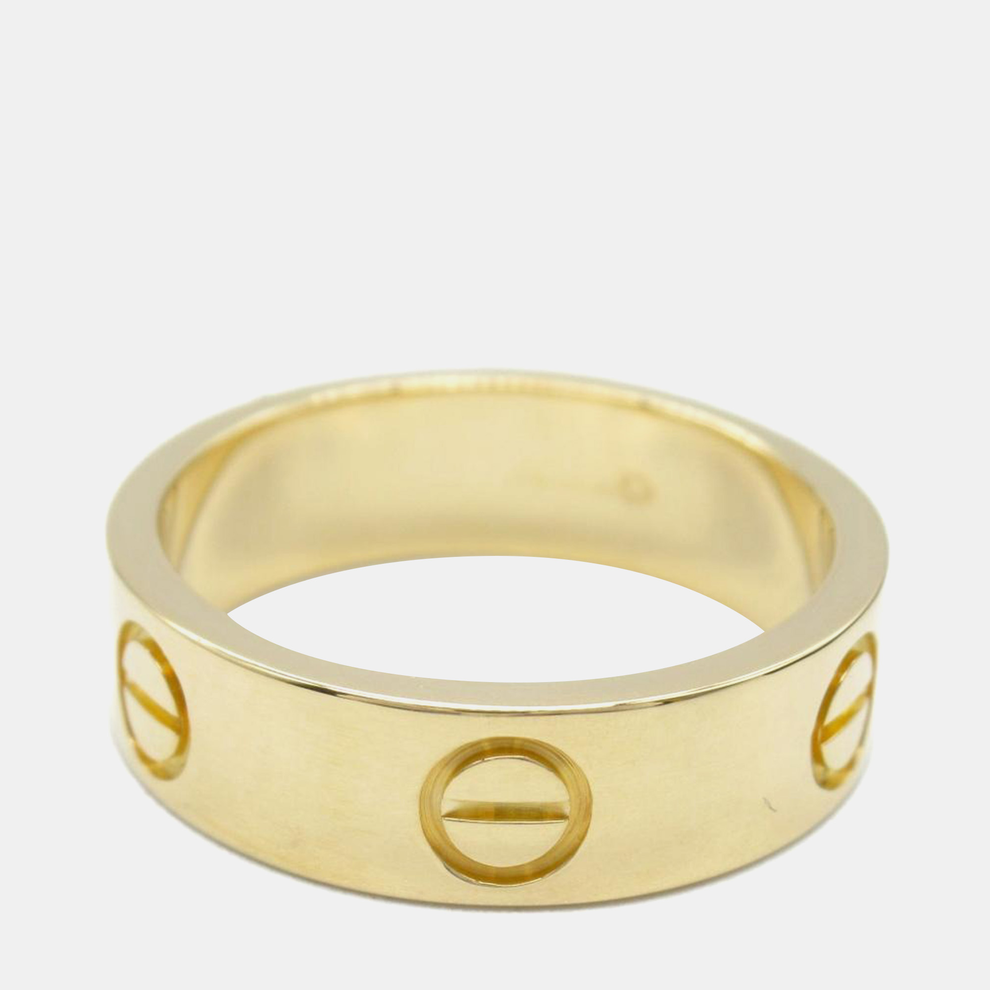 

Cartier 18K Yellow Gold Love Band Ring EU 53