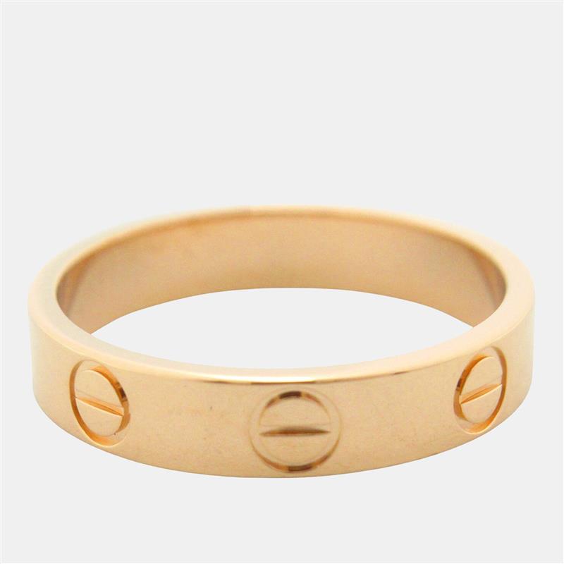 

Cartier 18K Rose Gold Love Ring EU 49