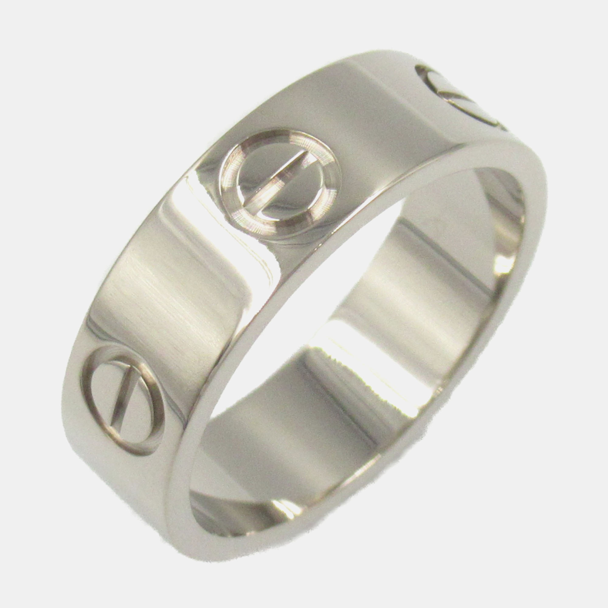 

Cartier 18K White Gold Love Ring EU 51