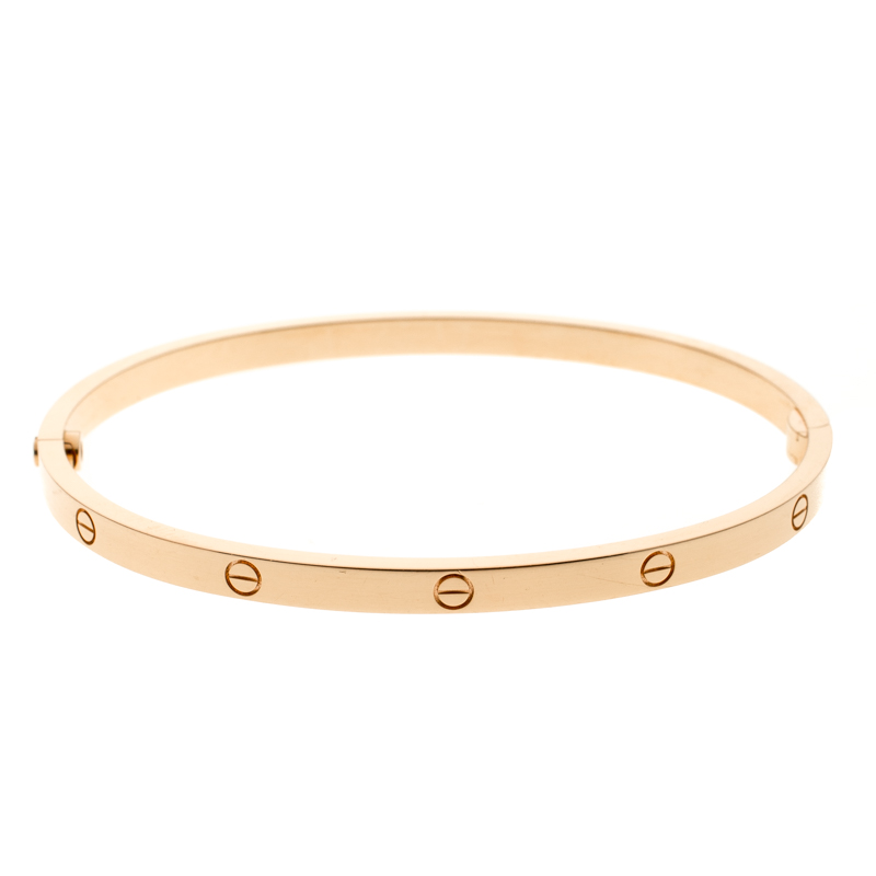مملوكة مسبقًا Cartier Love 18k Rose Gold Bracelet SM 