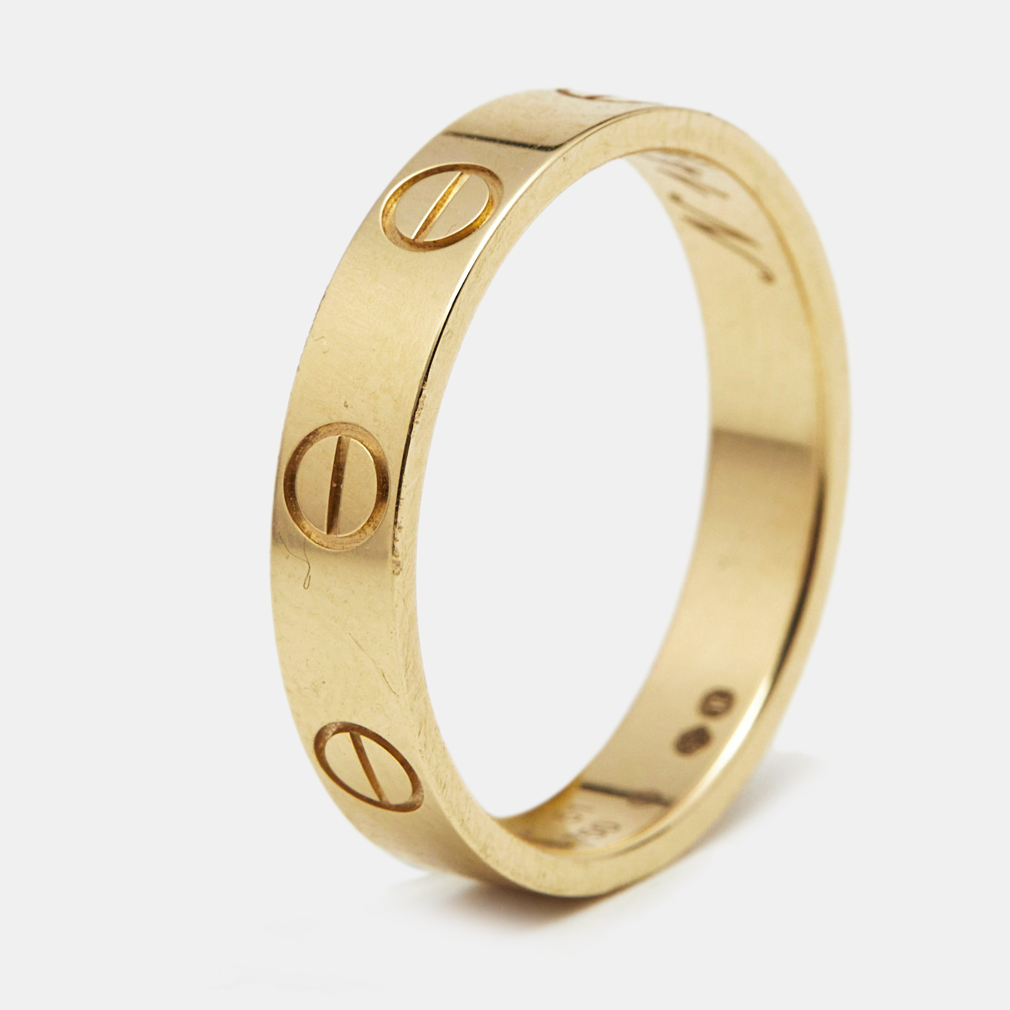 

Cartier Love 18k Yellow Gold Small Model Ring Size