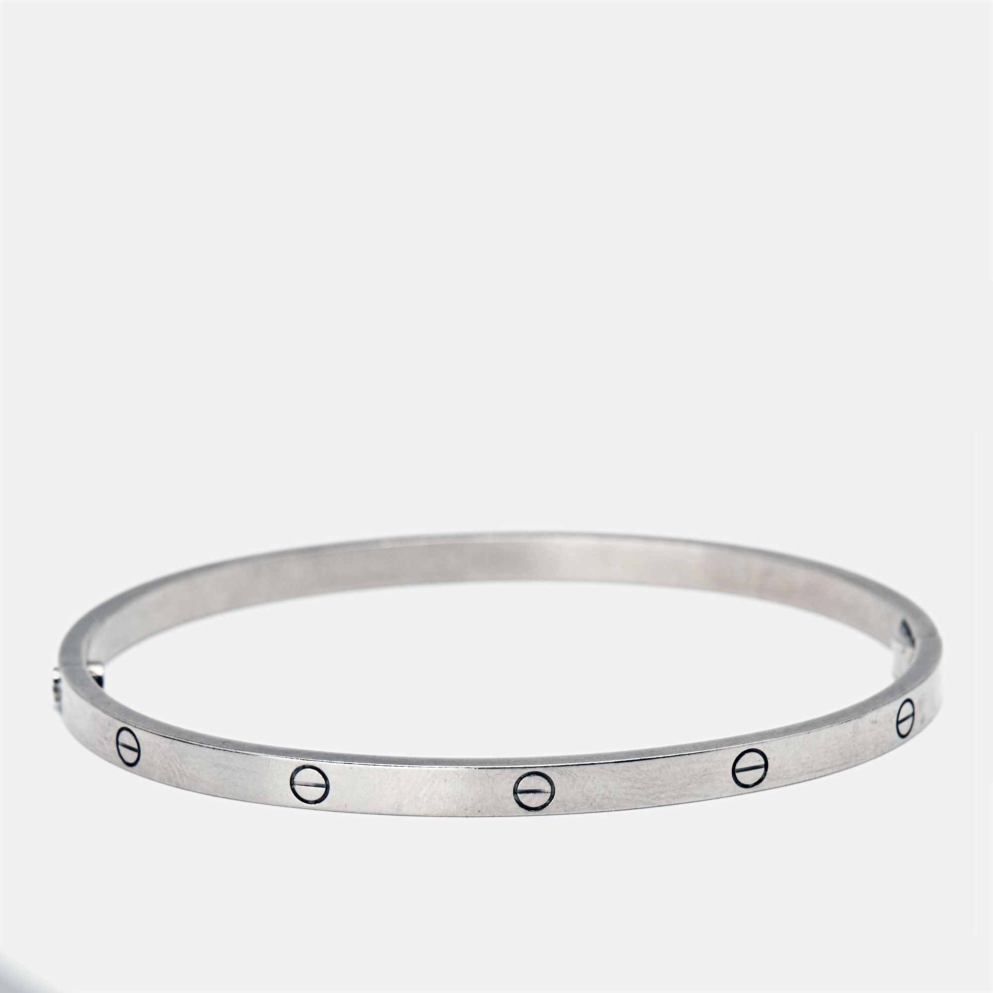 

Cartier Love 18k White Gold Small Model Bracelet 18