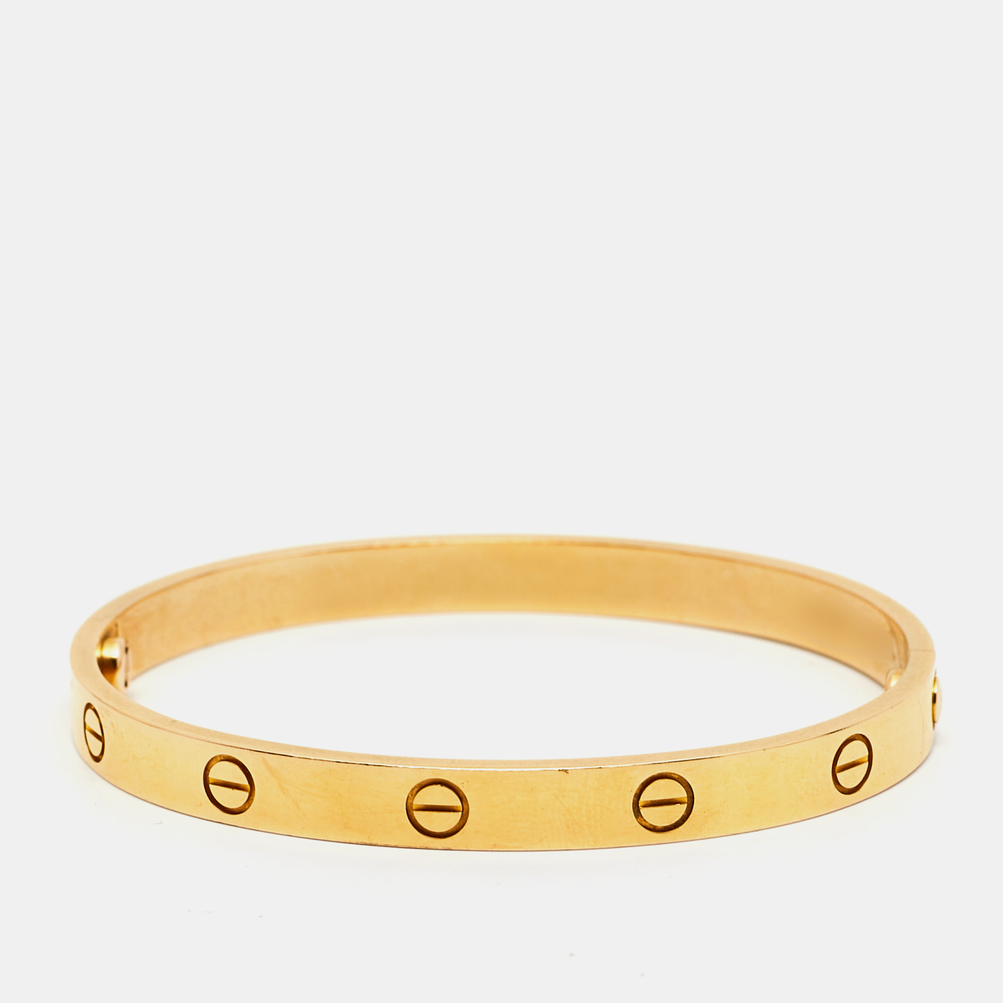 

Cartier Love 18k Rose Gold Classic Model Bracelet 18