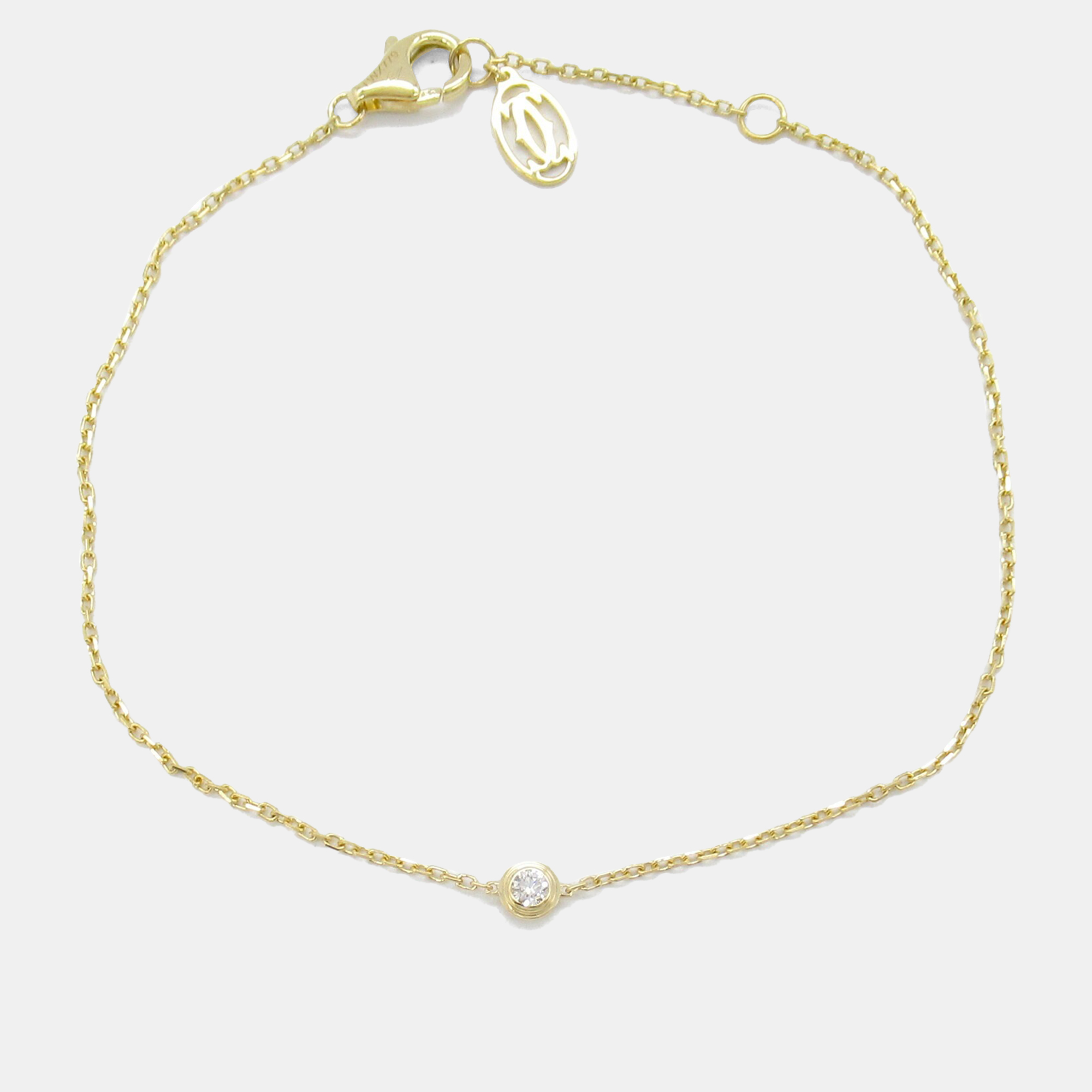 

Cartier 18K Yellow Gold Diamond D'Amour Bracelet
