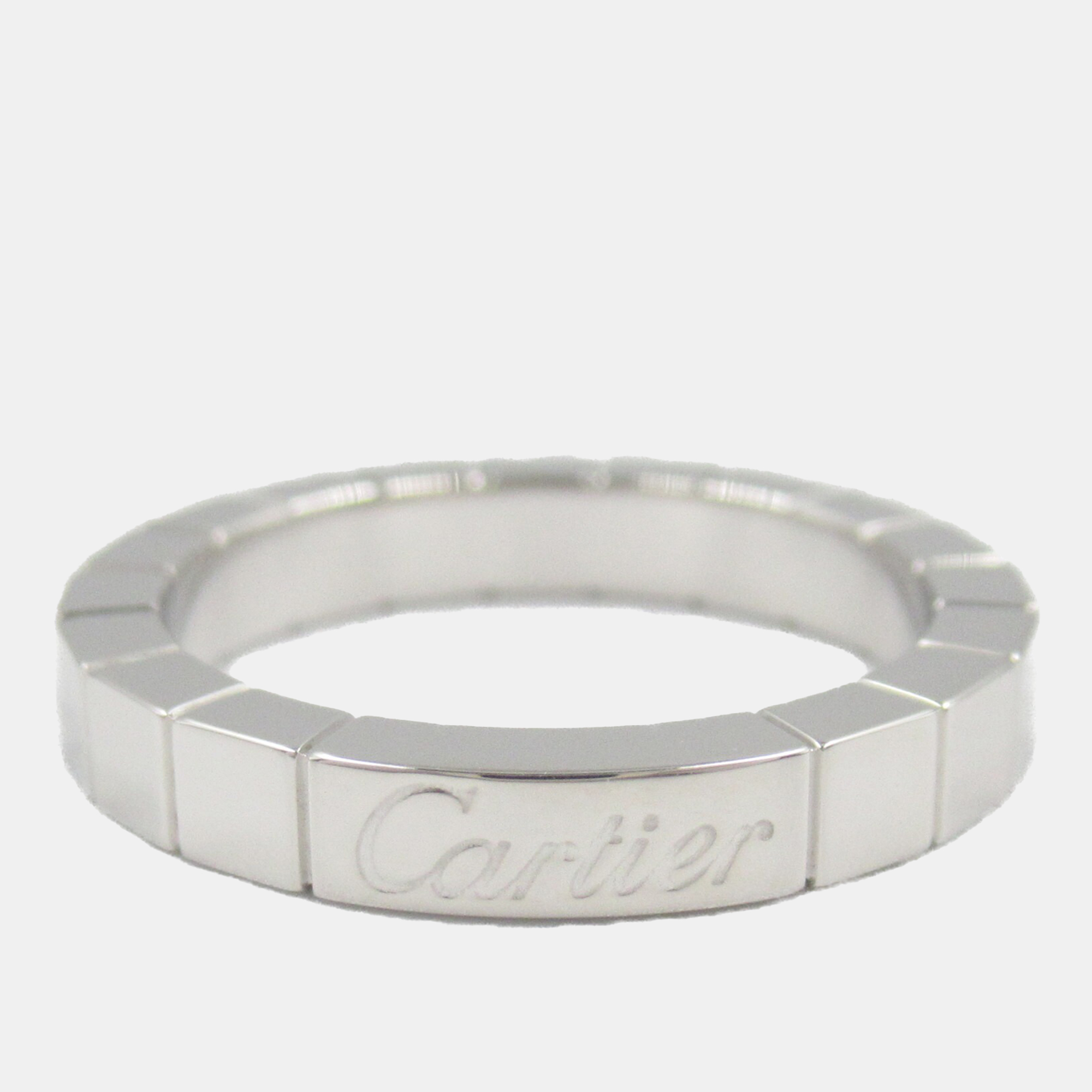 

Cartier 18K White Gold Laniere Ring EU 50